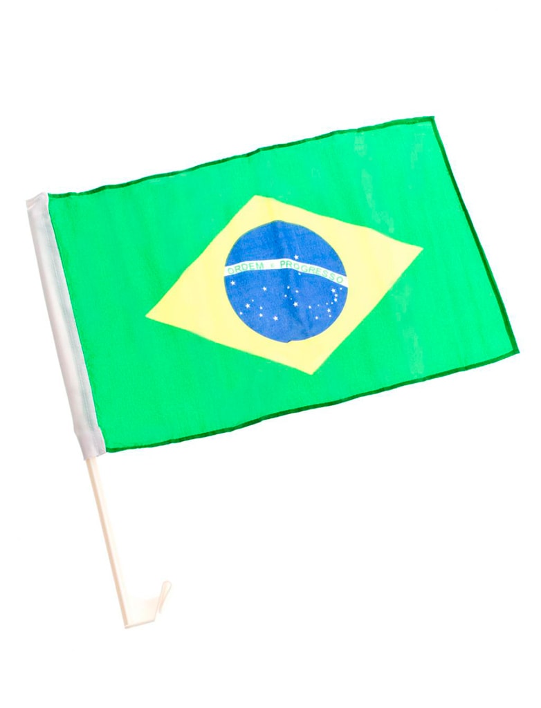 Autoflagge Brasilien 45x30cm
