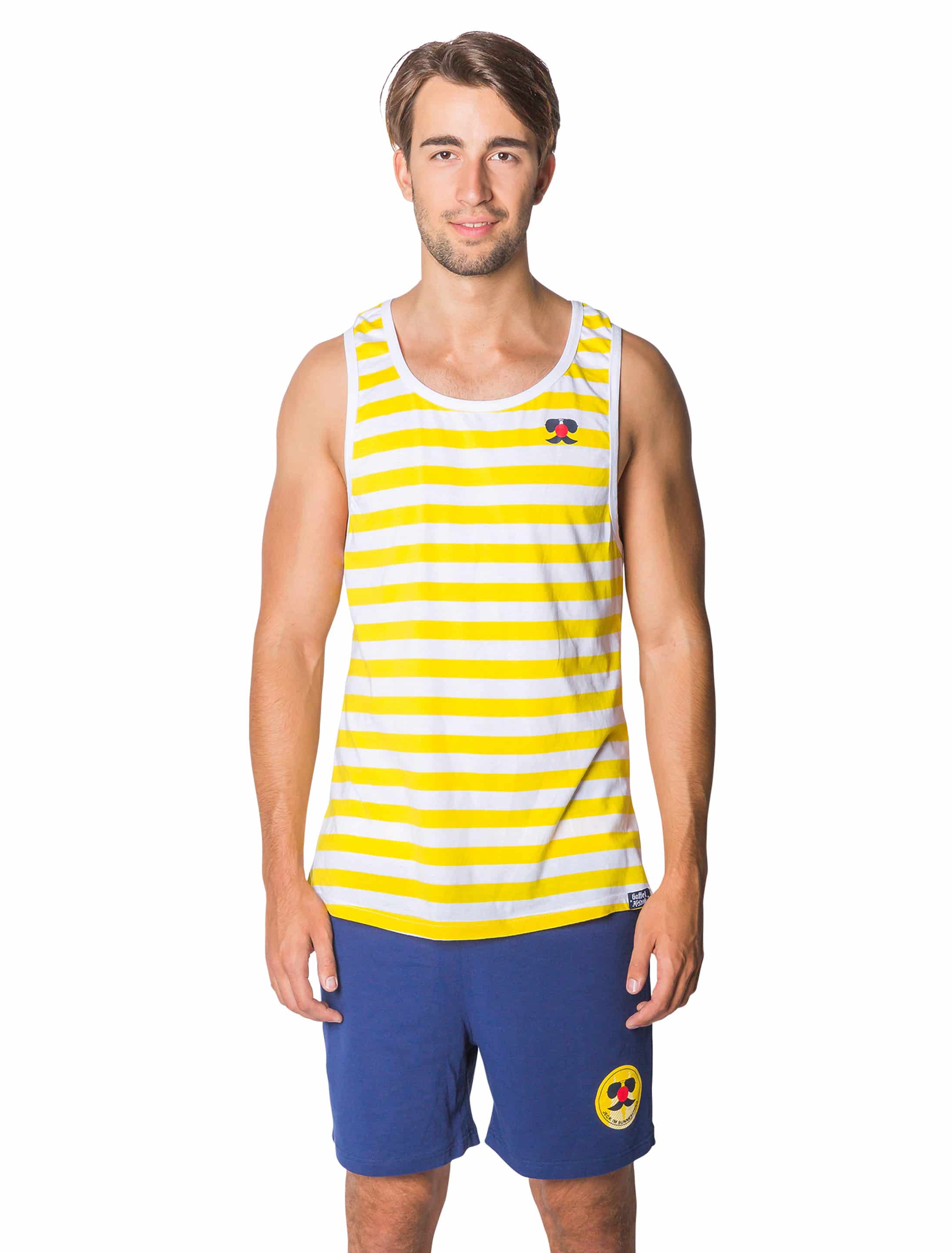 JIS Tank Top Jeck im Sunnesching Herren gelb 2XL/3XL