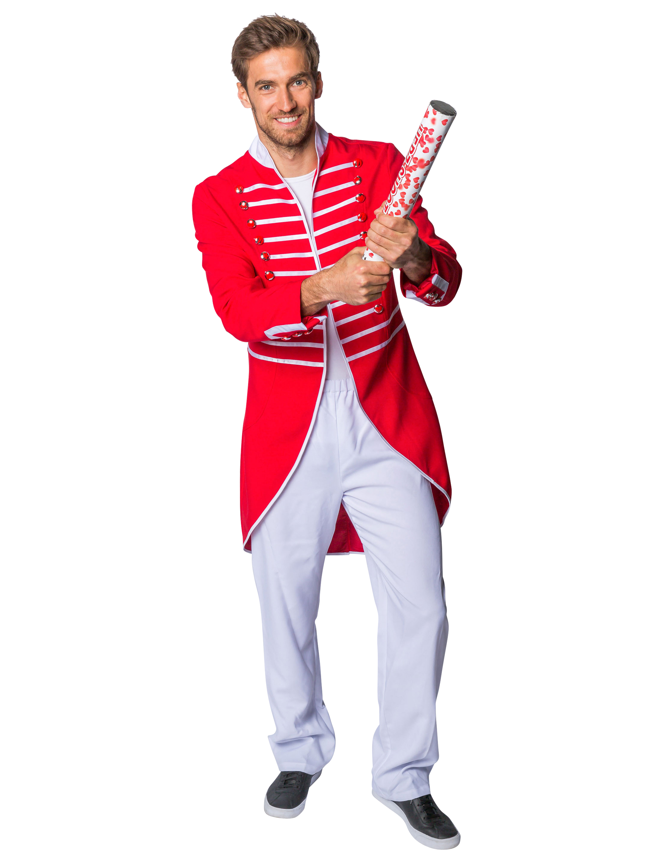 Jacke Köln Wappen Herren Herren rot L