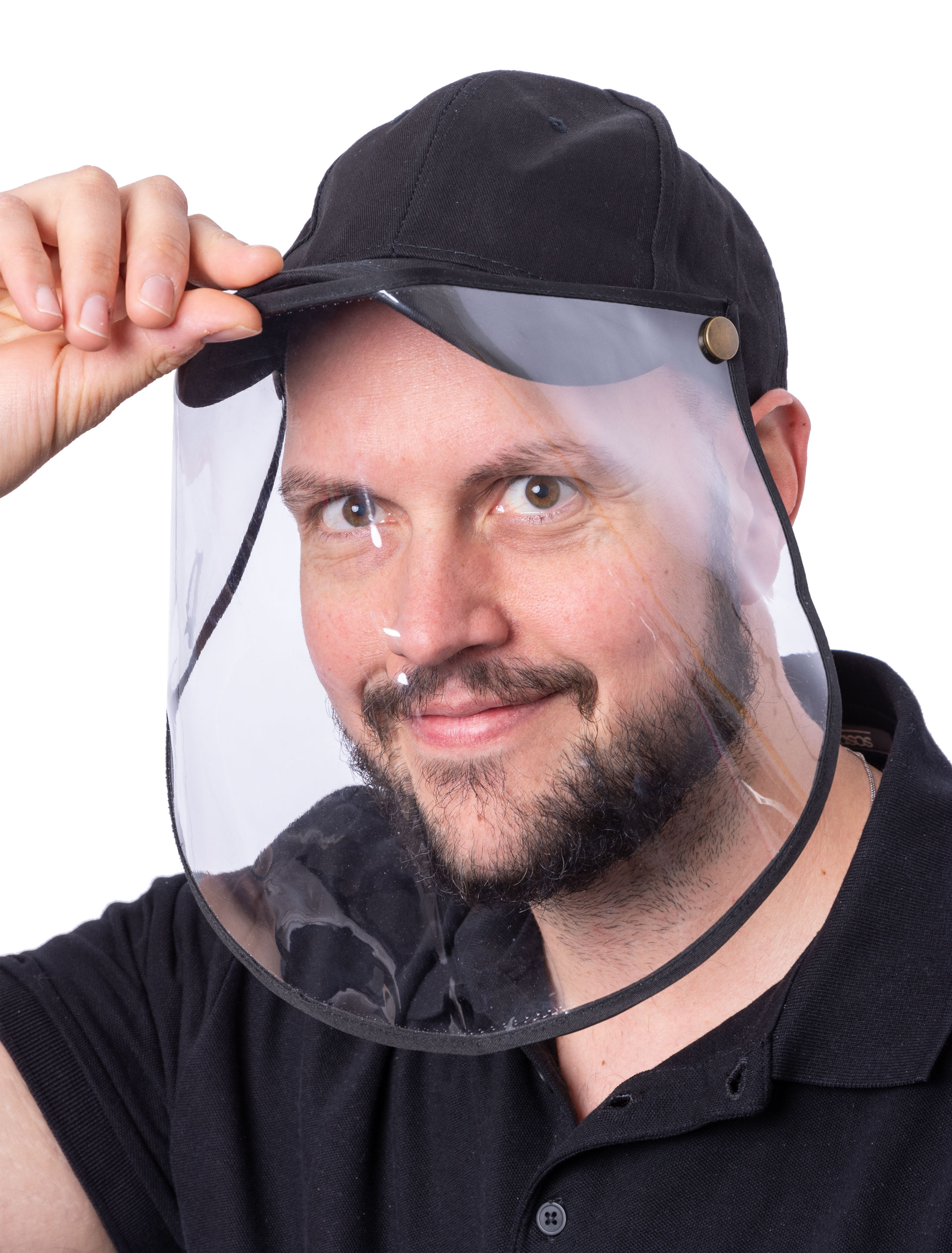 Baseball Cap mit Gesichtsvisier Baseball Cap mit Gesichtsvisier