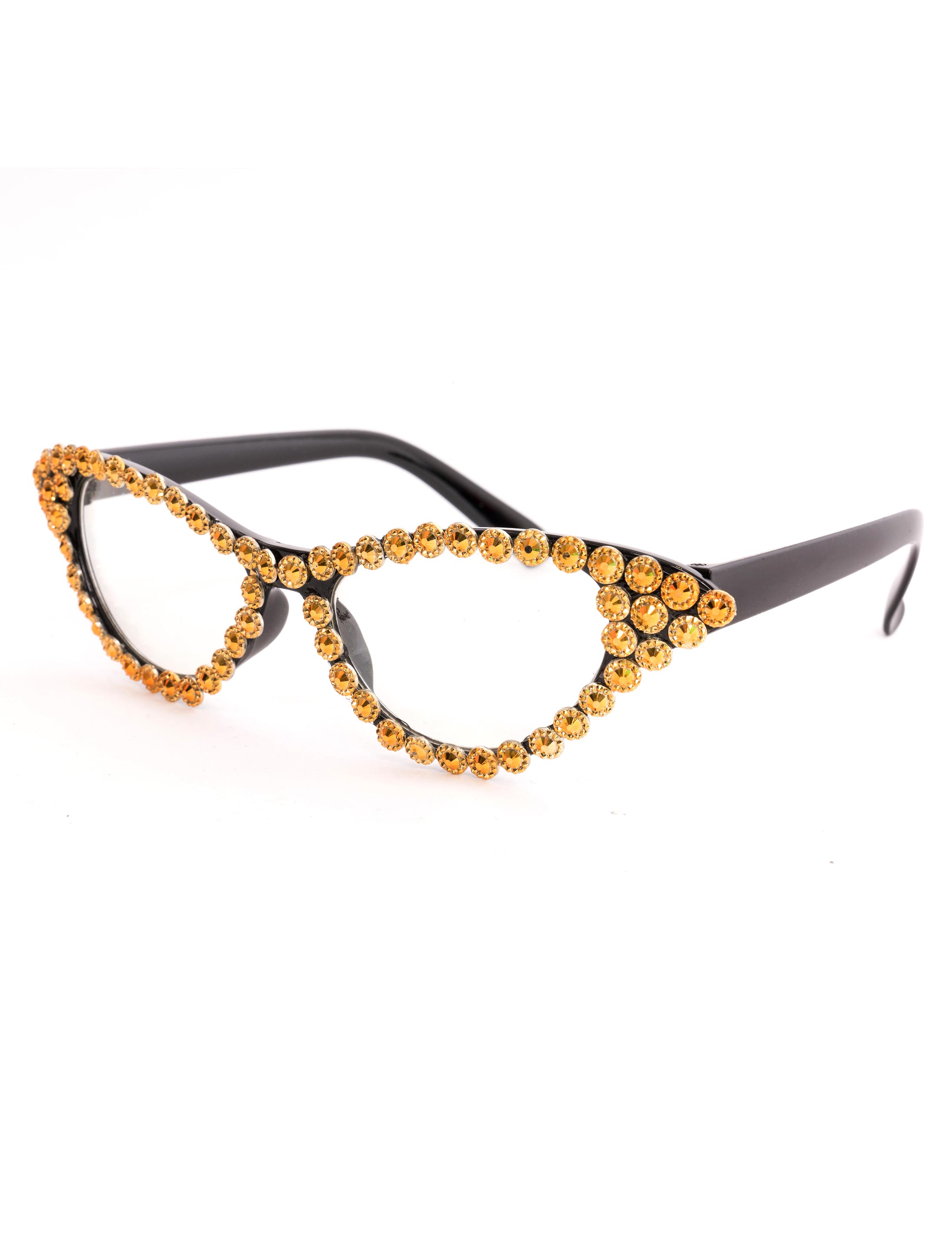 Brille Diamantoptik gold