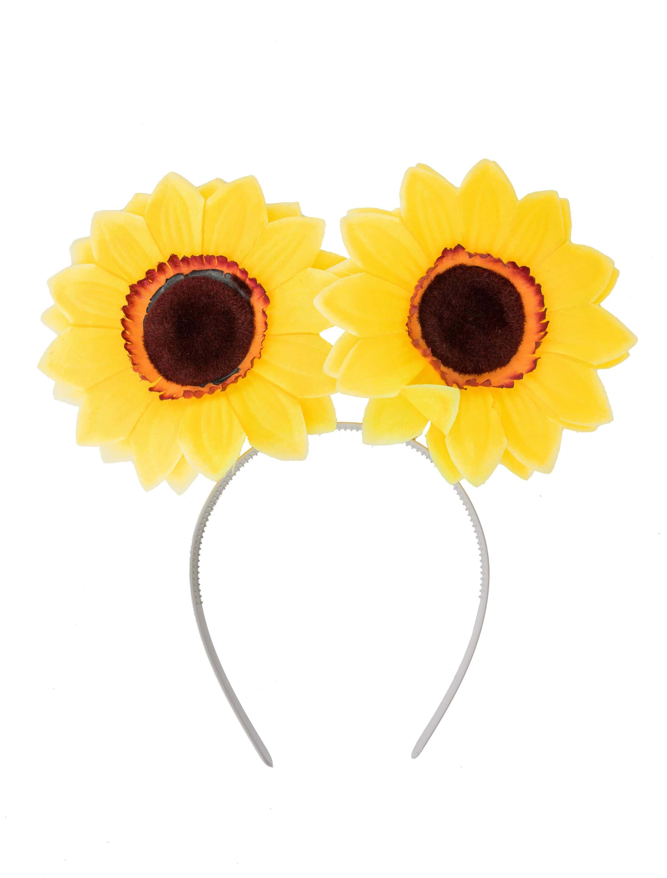 Haarreif mit 2 Sonnenblumen
