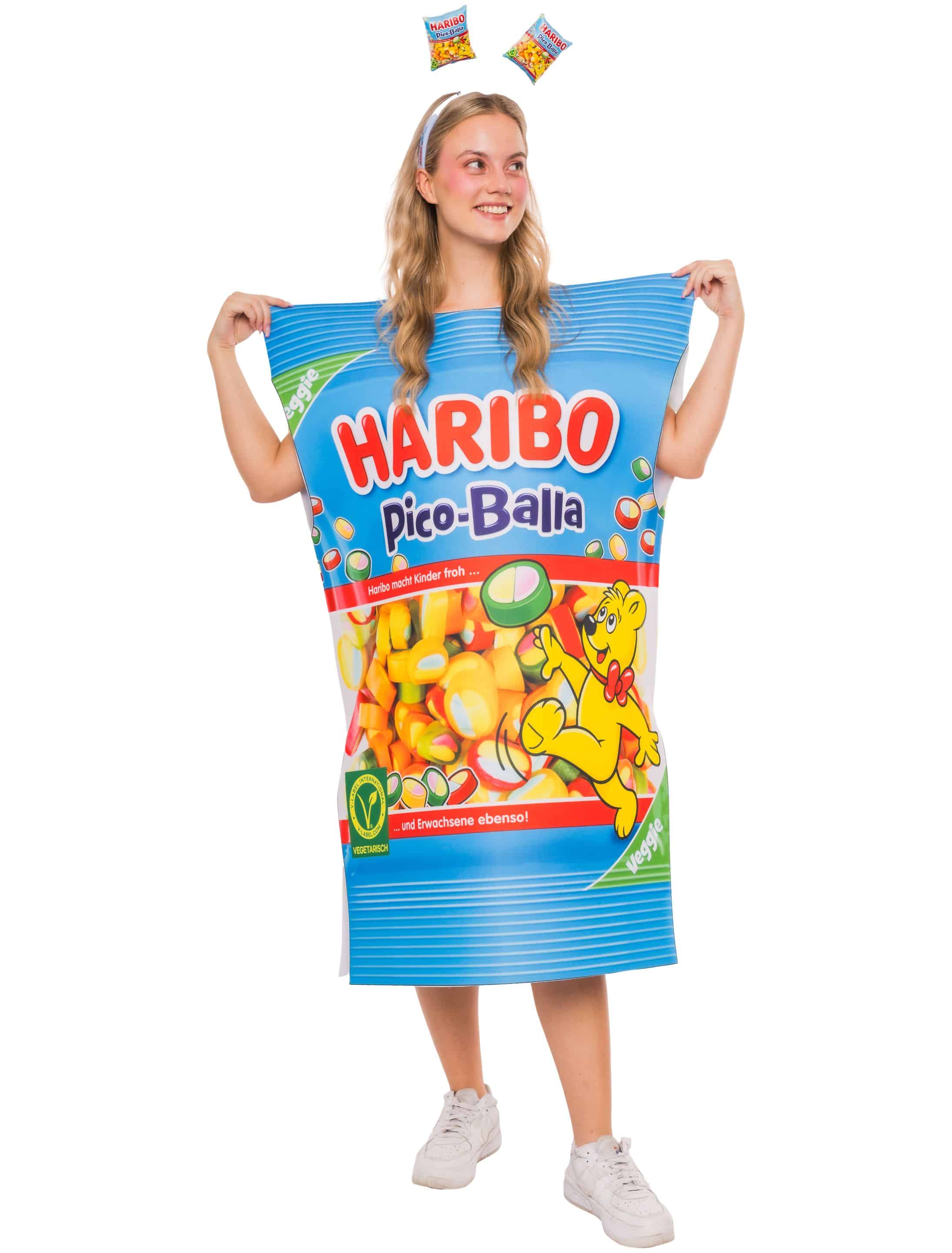 Kostüm HARIBO Pico-Balla Erwachsene bunt one size