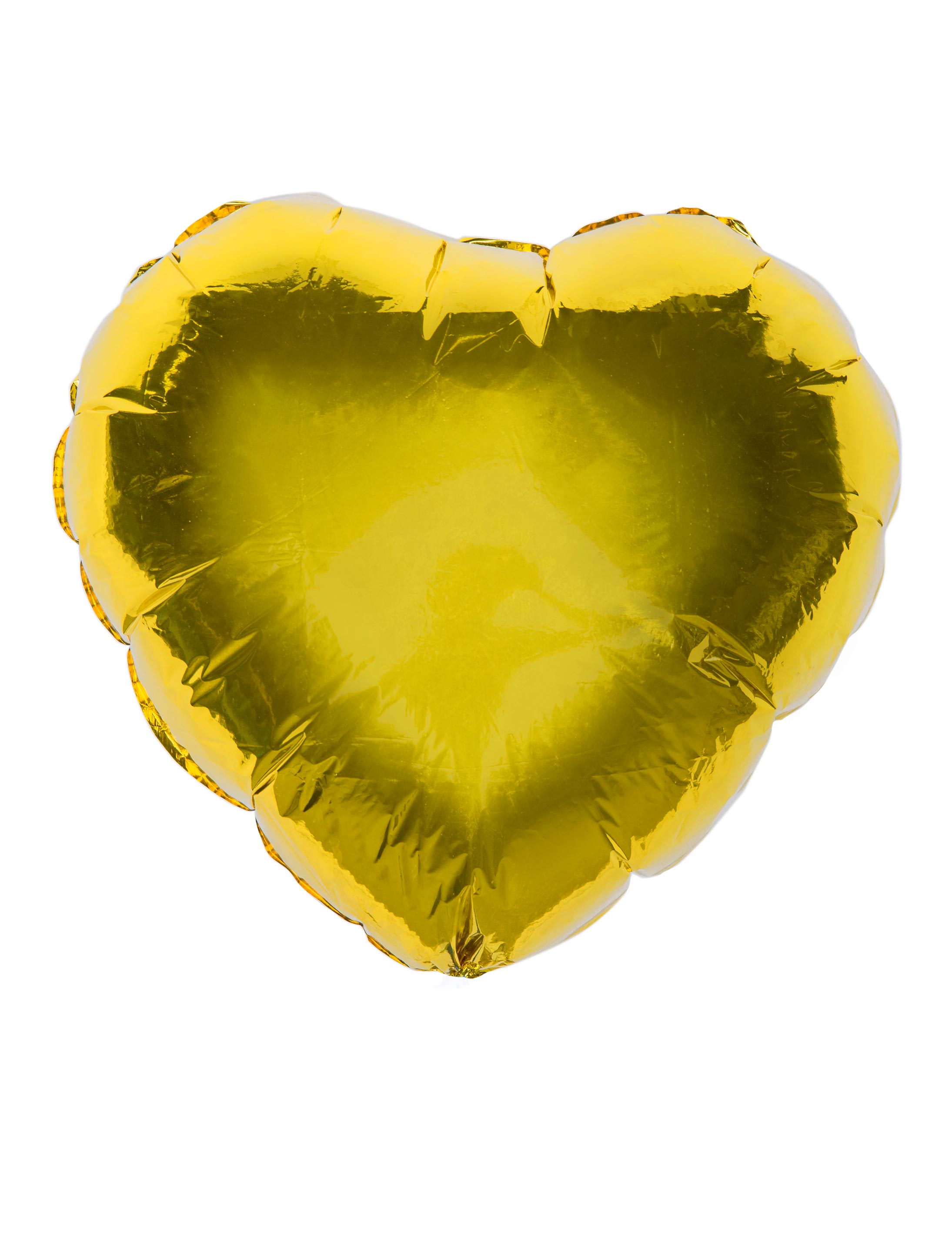 Folienballon Herz gold S Folienballon Herz gold S