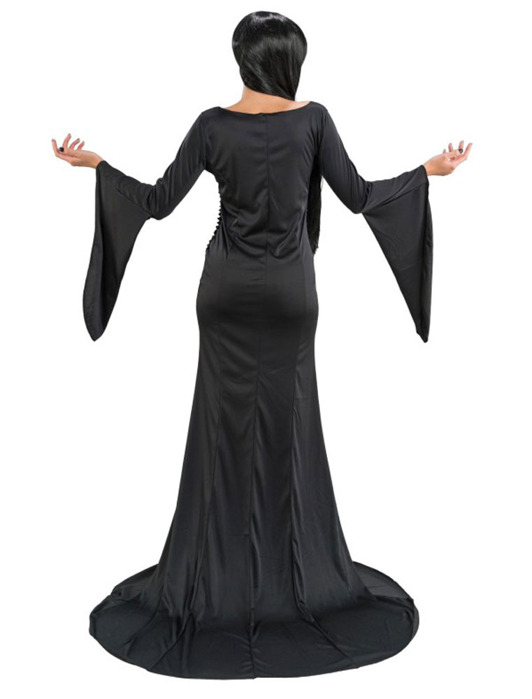 Kleid Morticia Addams Damen schwarz L