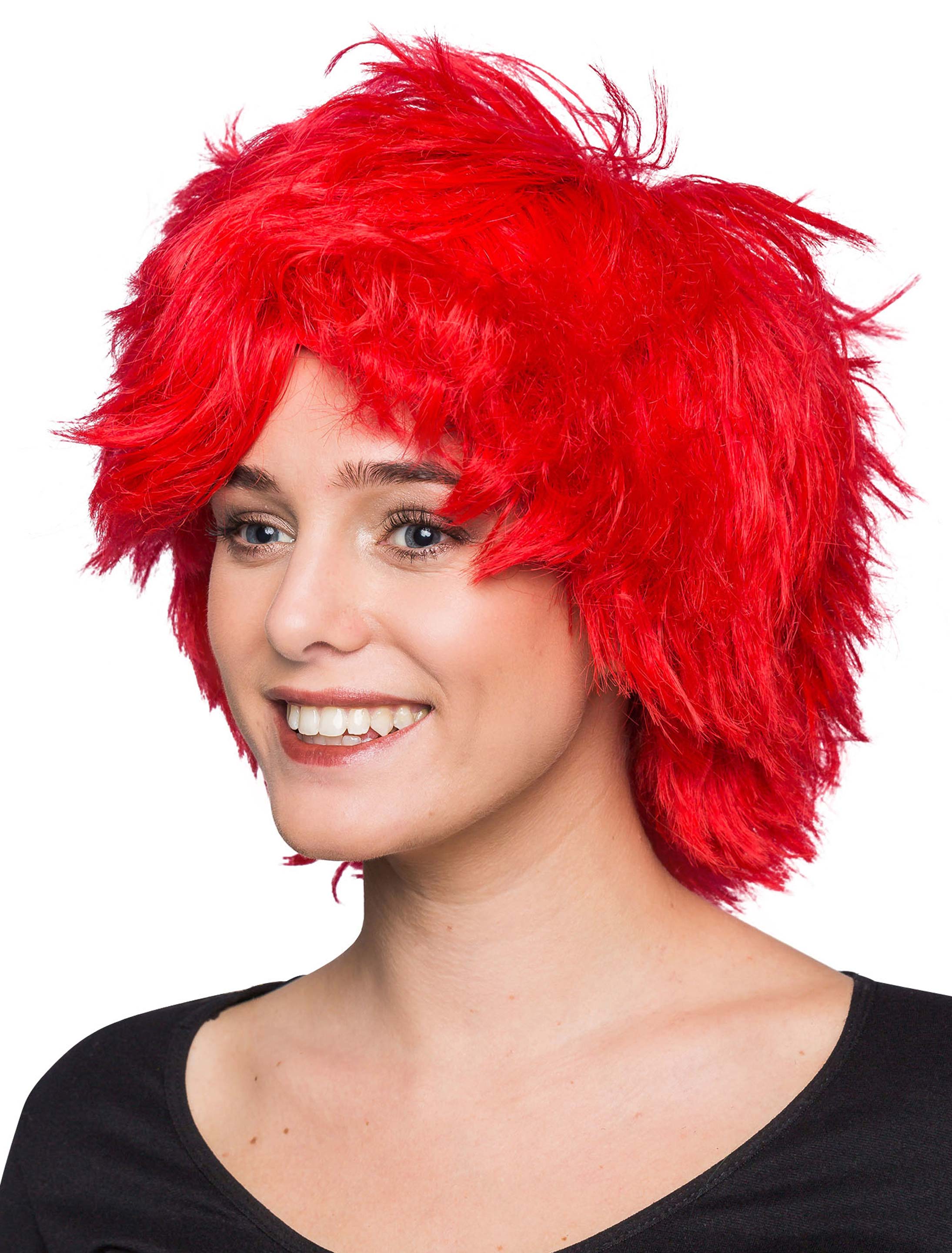 Perücke Clown rot one size Perücke Clown rot one size
