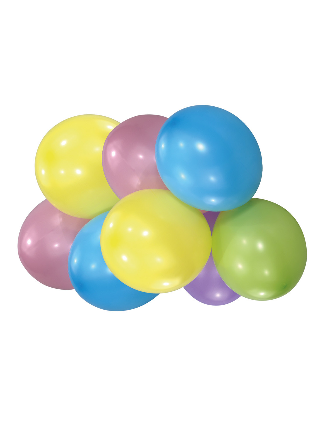 Luftballons pastell bunt 8 Stk.