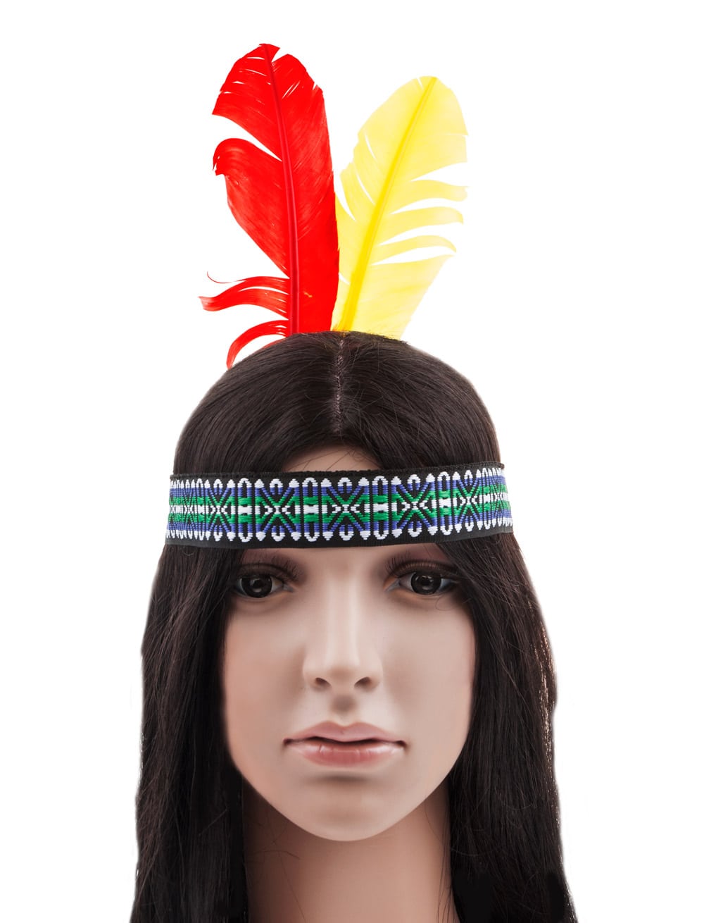 Stirnband Indianer mit Feder