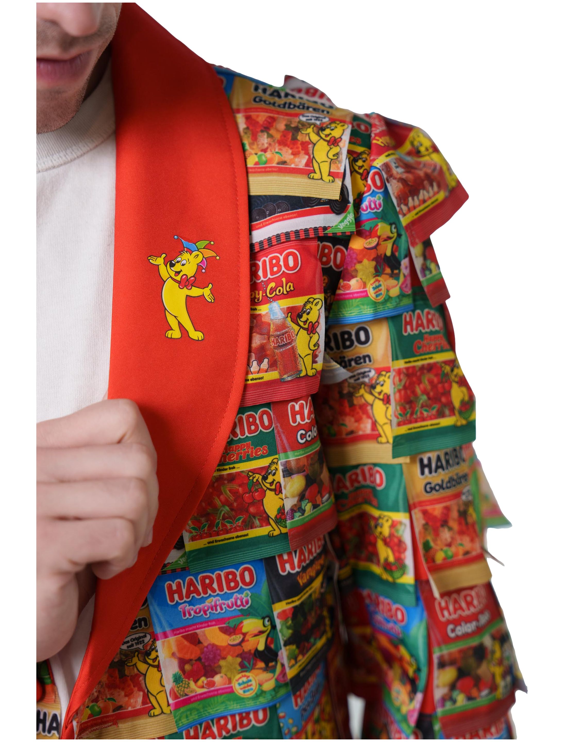 Jackett HARIBO Tütchen Herren bunt XL Jackett HARIBO Tütchen Herren bunt XL