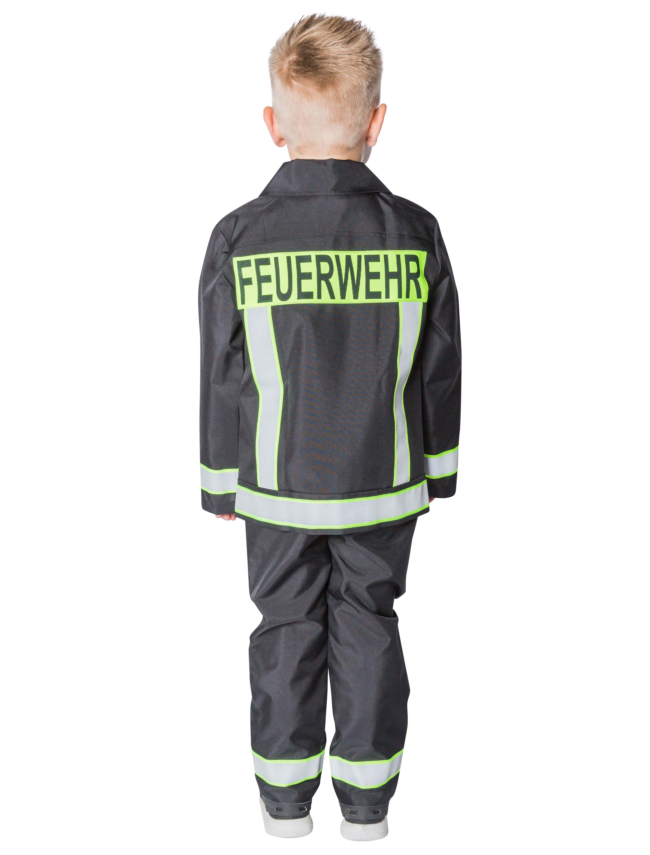 Feuerwehrmann Kinder 2-tlg. schwarz 152 Feuerwehrmann Kinder 2-tlg. schwarz 152