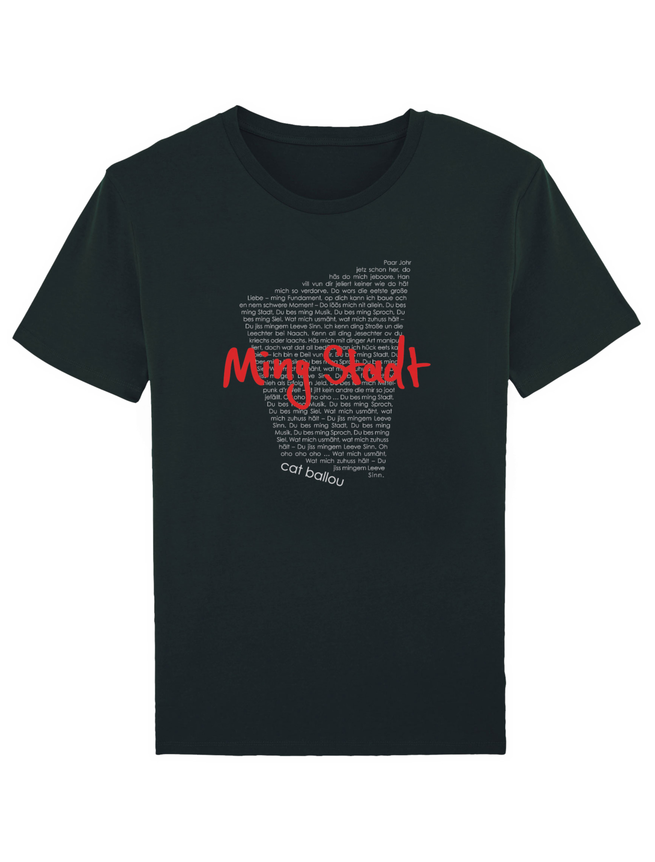T-Shirt Cat Ballou Ming Stadt schwarz/rot 2XL