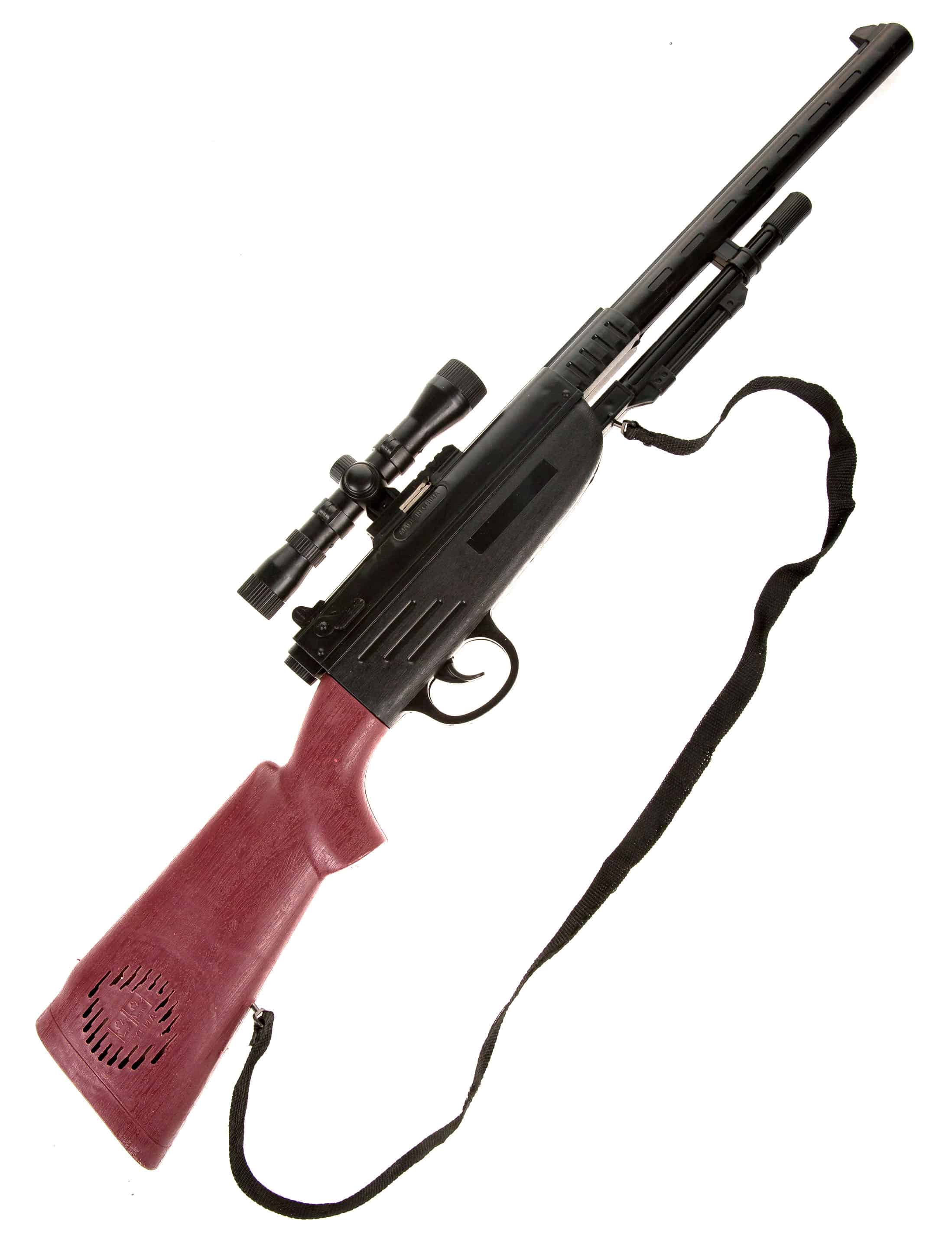 Gewehr mit Visier schwarz/braun 67cm Gewehr mit Visier schwarz/braun 67cm
