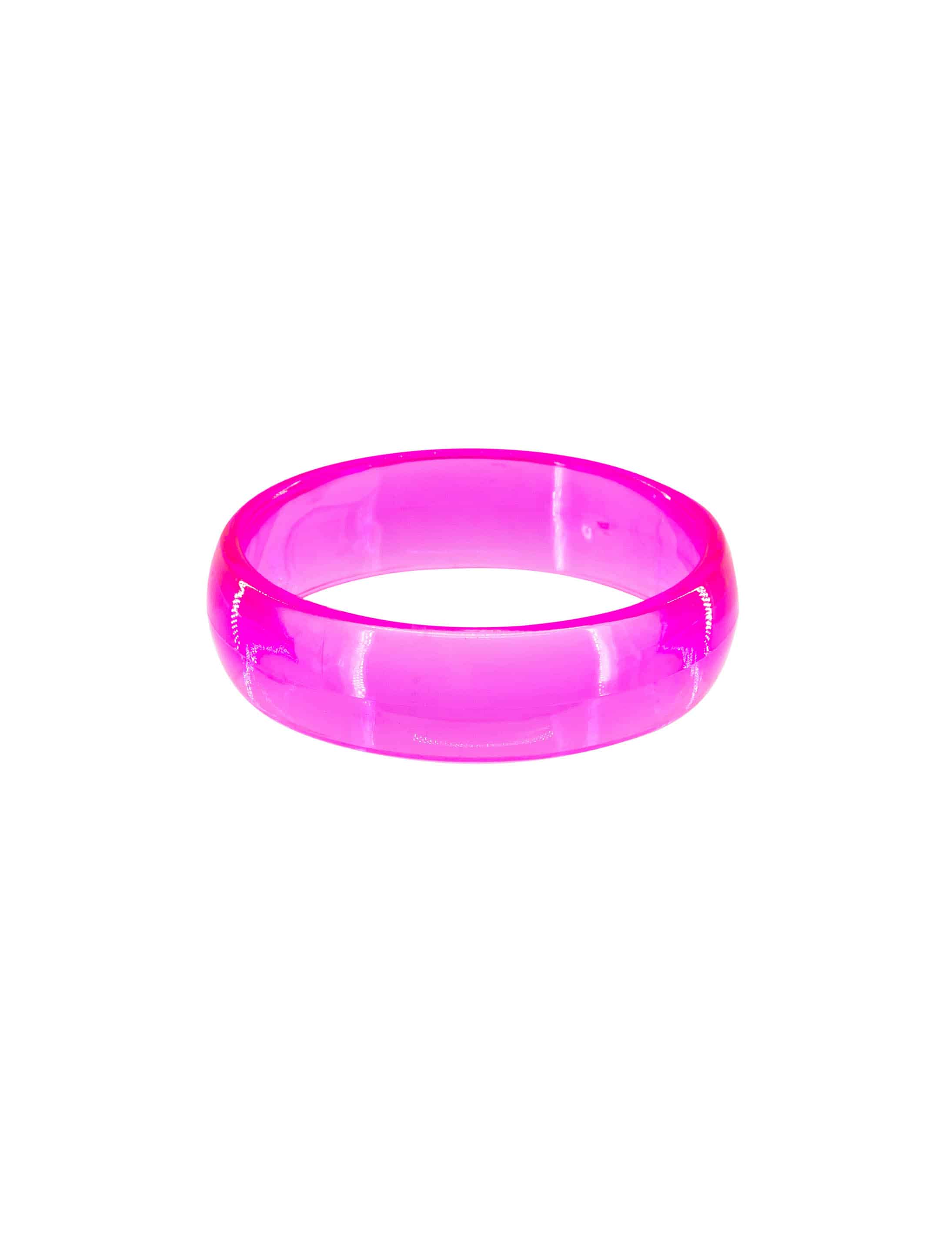 Armreif transparent pink