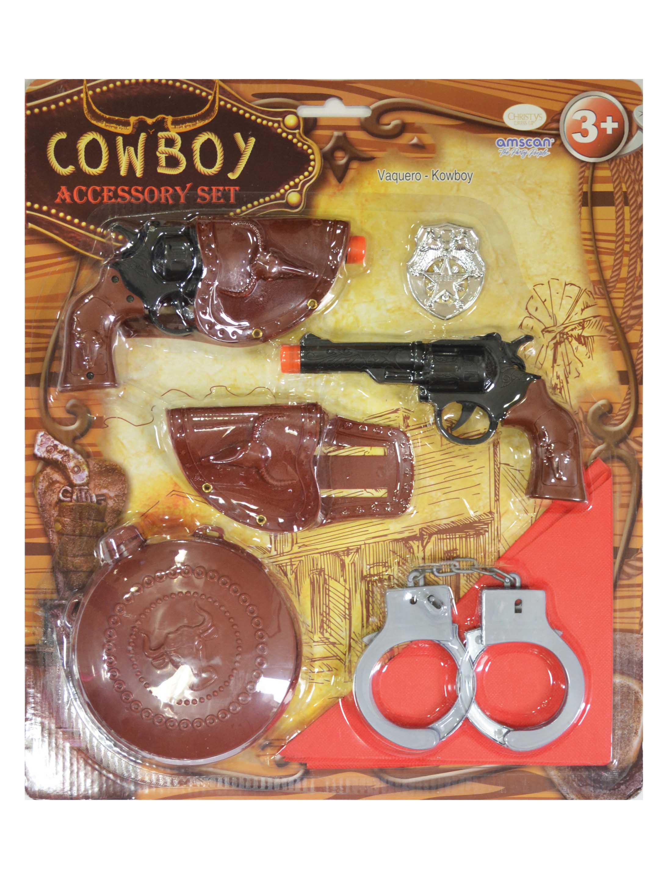 Cowboy Set Kinder 7-tlg.