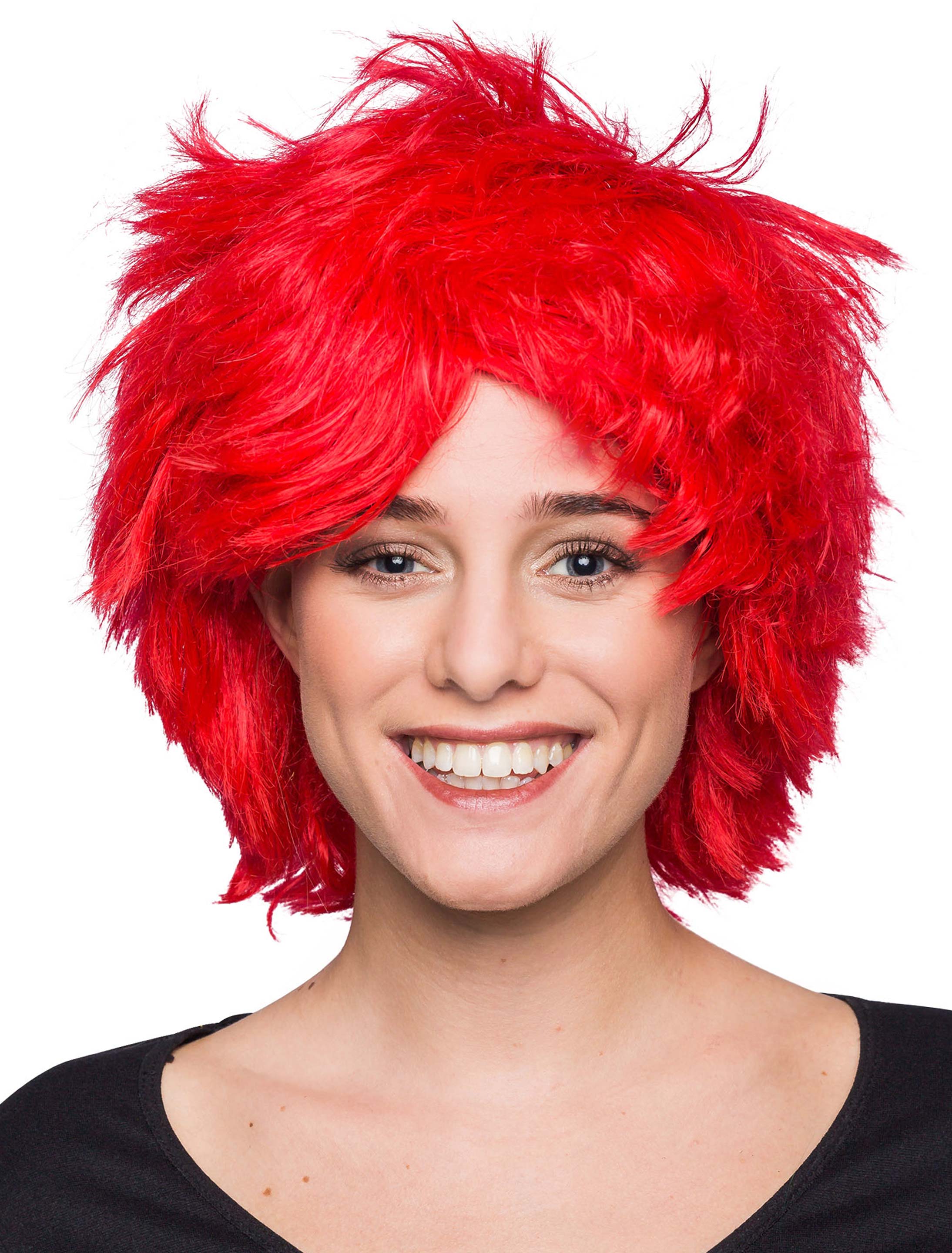 Perücke Clown rot one size Perücke Clown rot one size