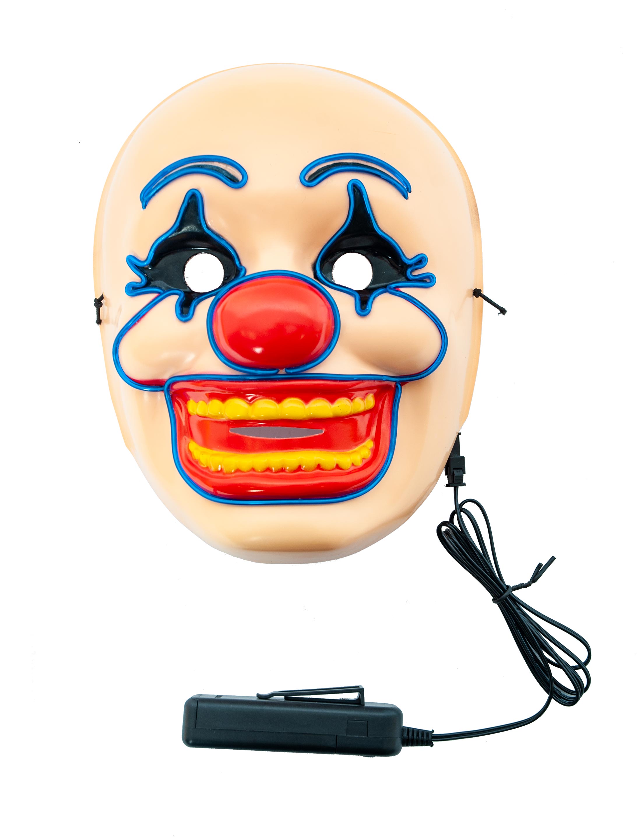 Maske Clown leuchtend Maske Clown leuchtend