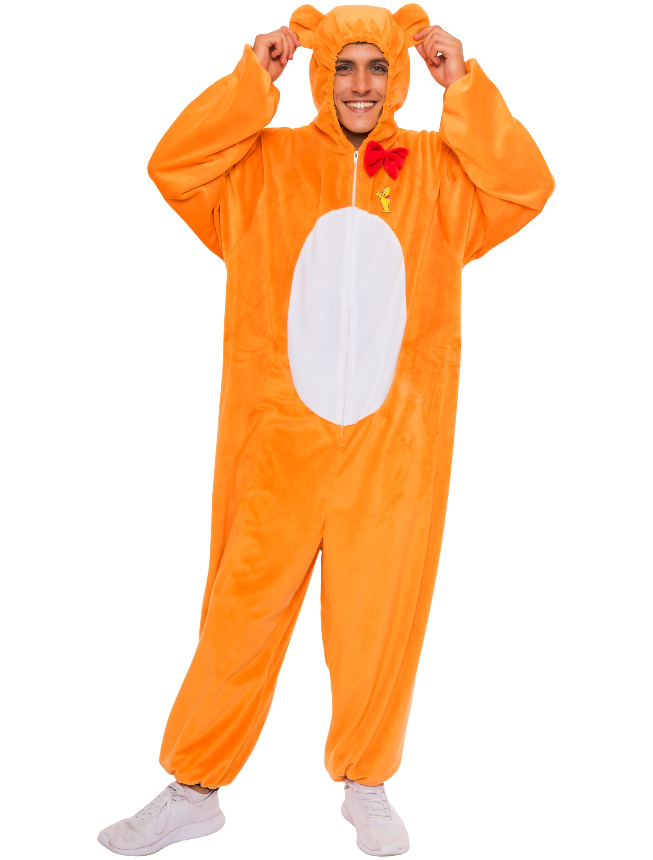 Overall HARIBO Goldbären Plüsch orange L/XL Overall HARIBO Goldbären Plüsch orange L/XL