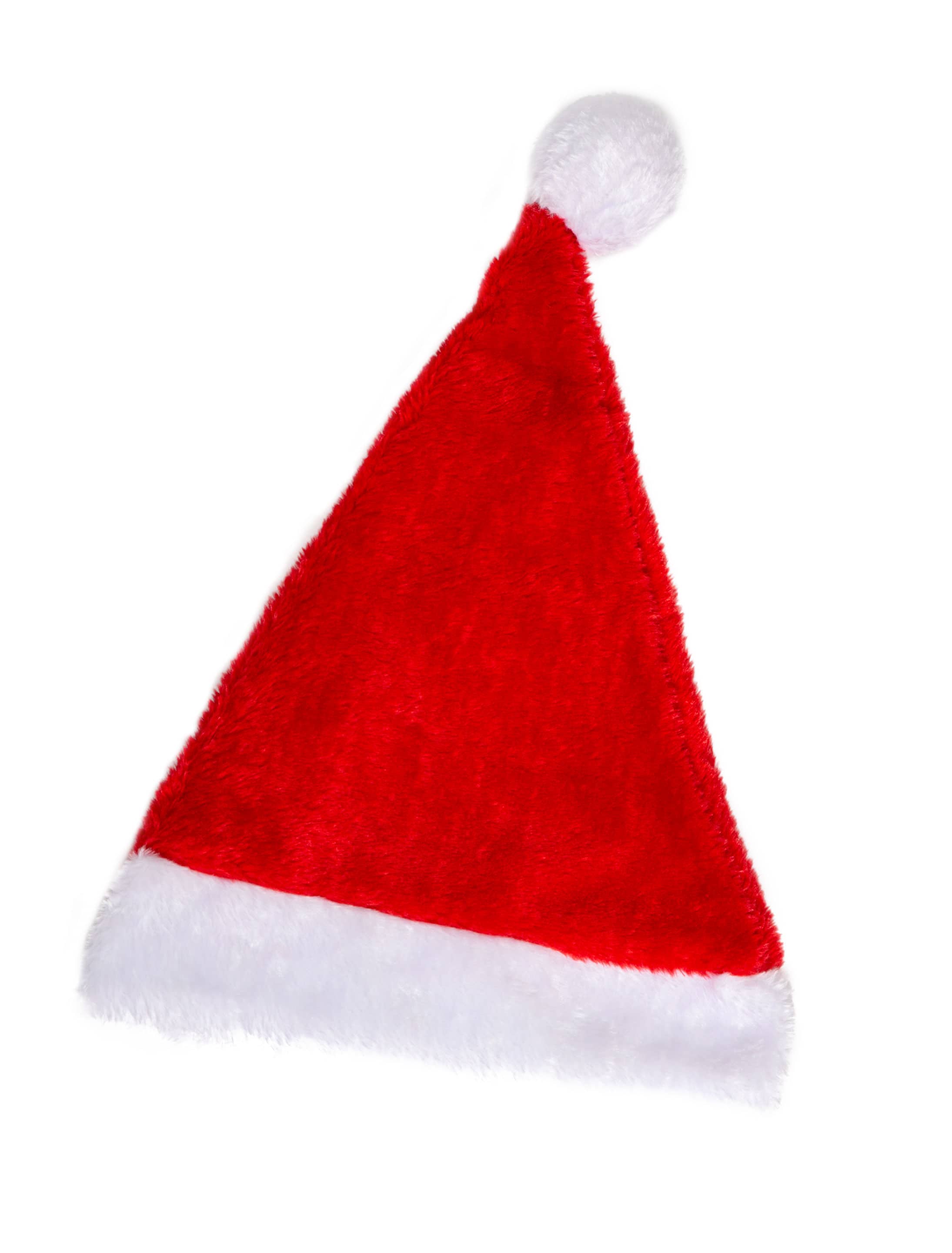 Weihnachtsmütze rot/weiß mit Beleuchtung