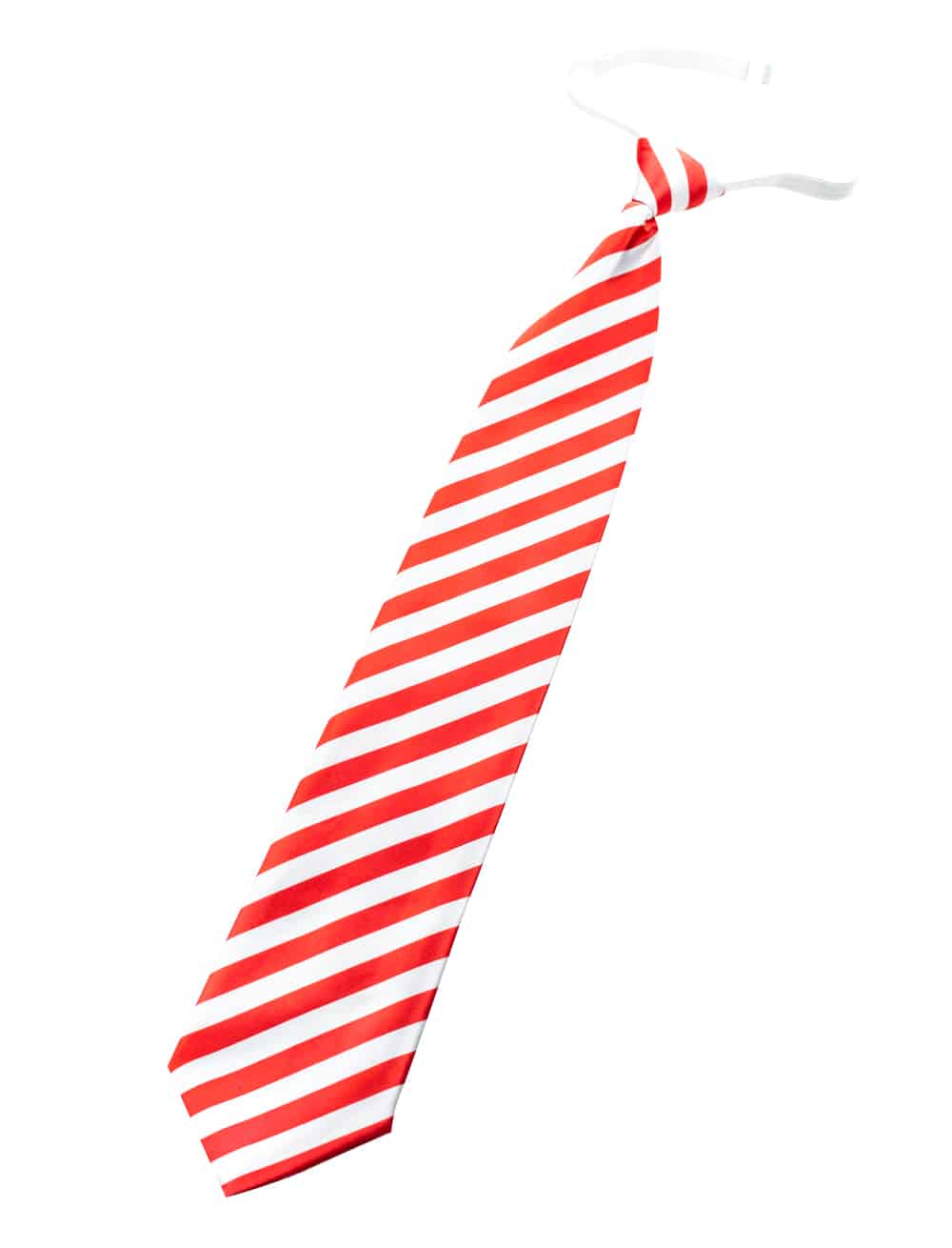 Krawatte rot/weiß gestreift
