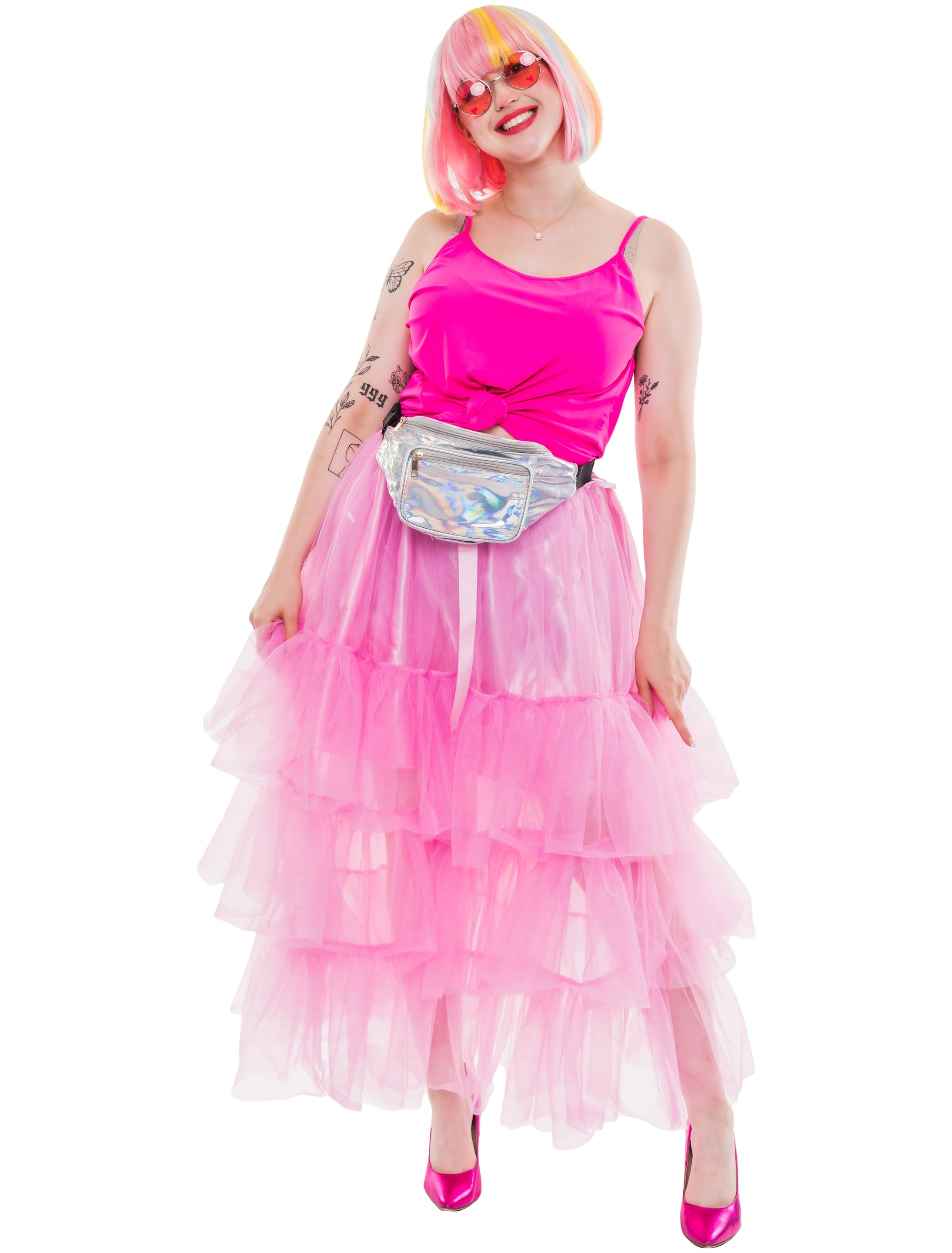 Tüllrock lang Unisex pink one size Tüllrock lang Unisex pink one size