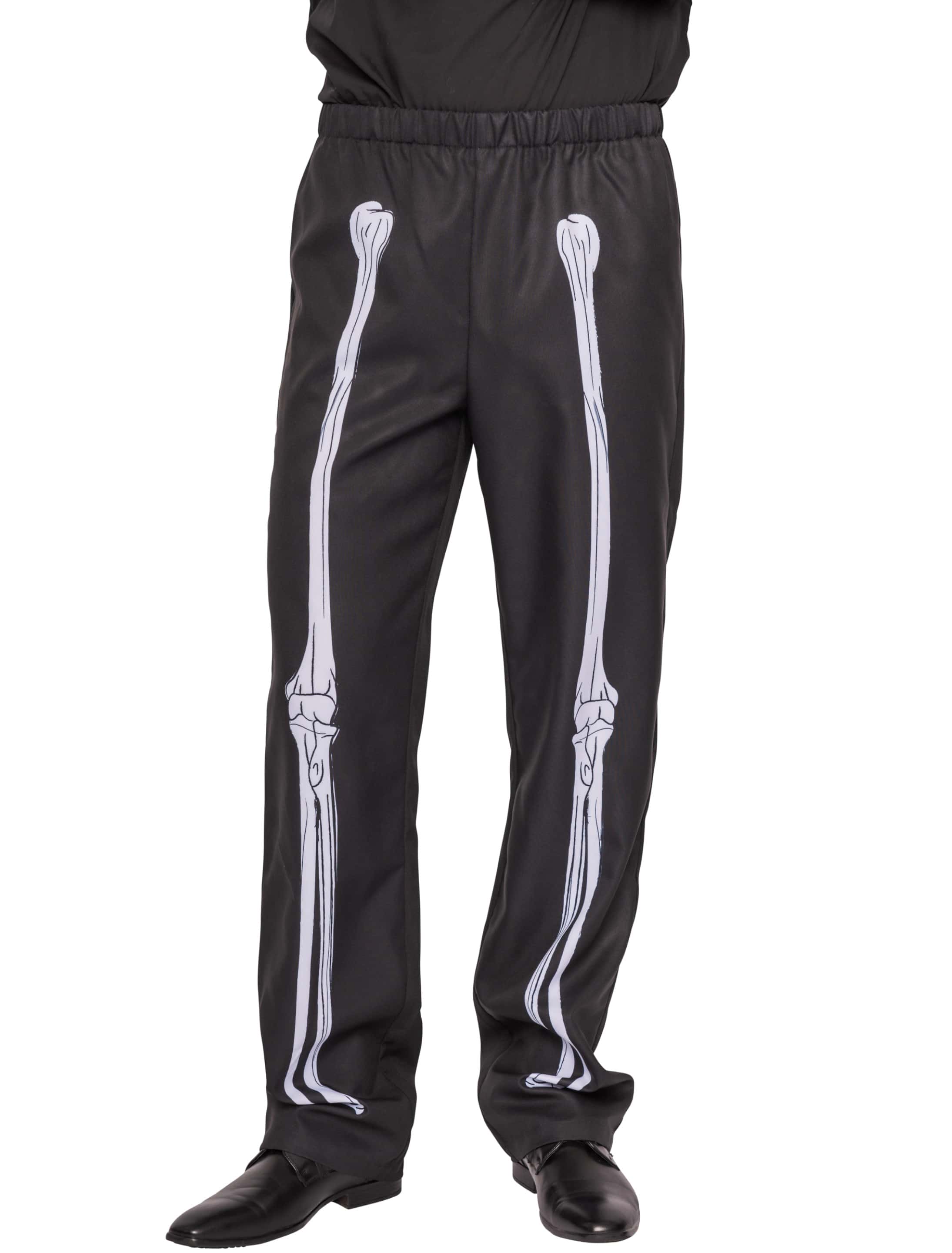 Hose Herren mit Knochen schwarz 4XL