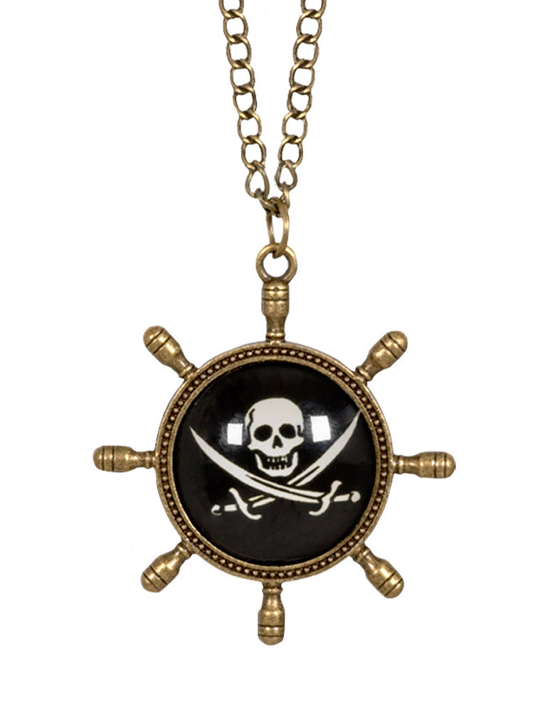 Halskette Steuerrad Pirat