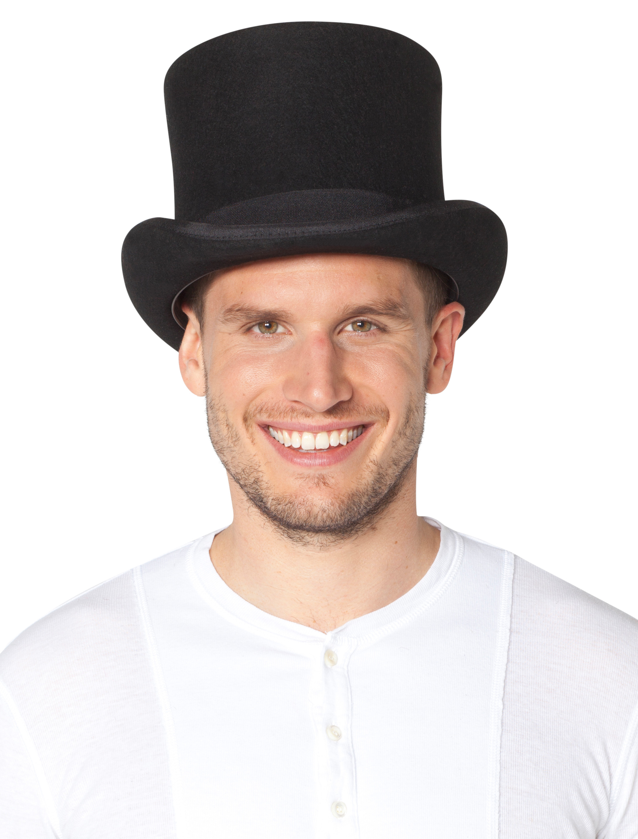 Zylinder Wollfilz Herren schwarz 61 Zylinder Wollfilz Herren schwarz 61