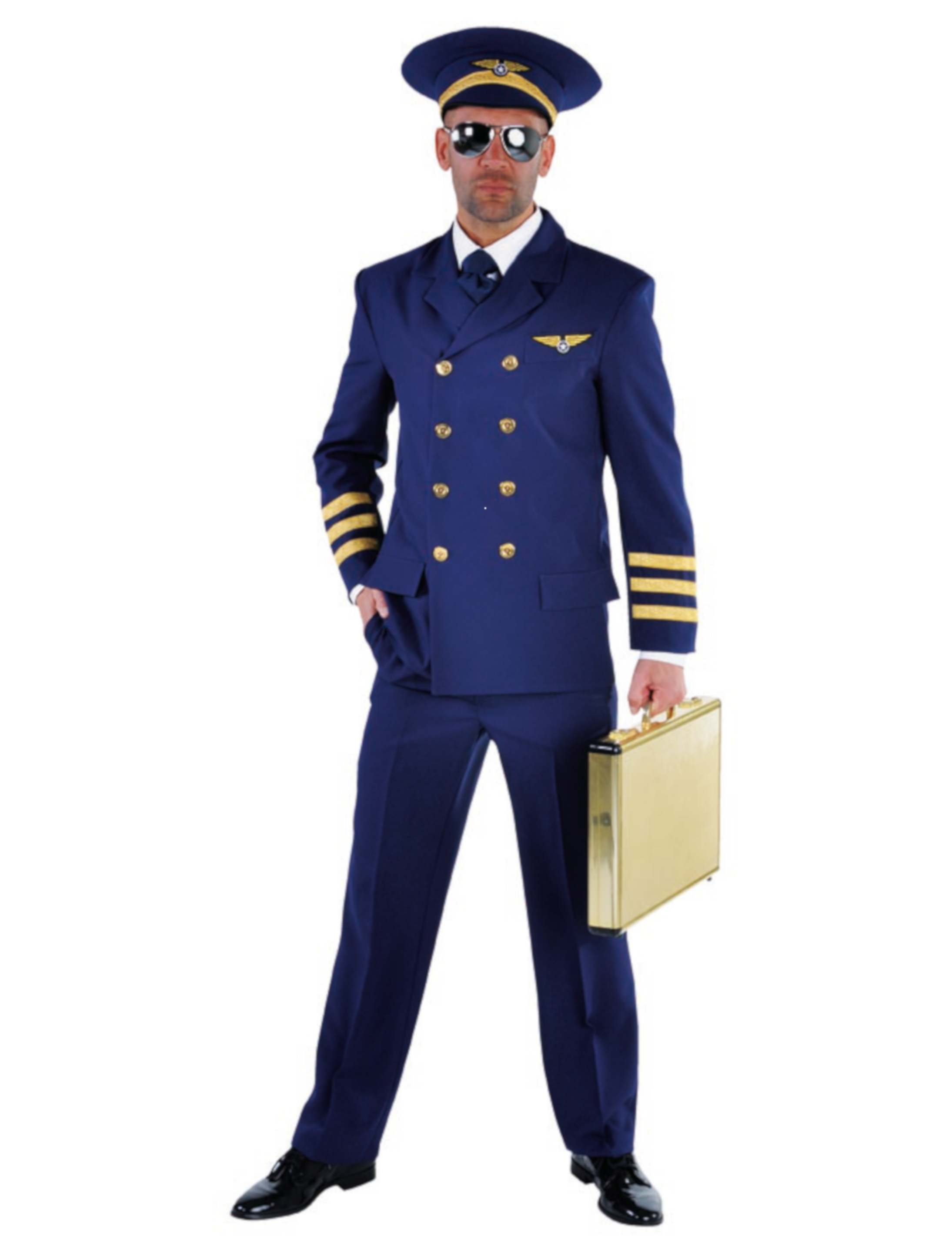 Pilot Herren 2-tlg. blau S