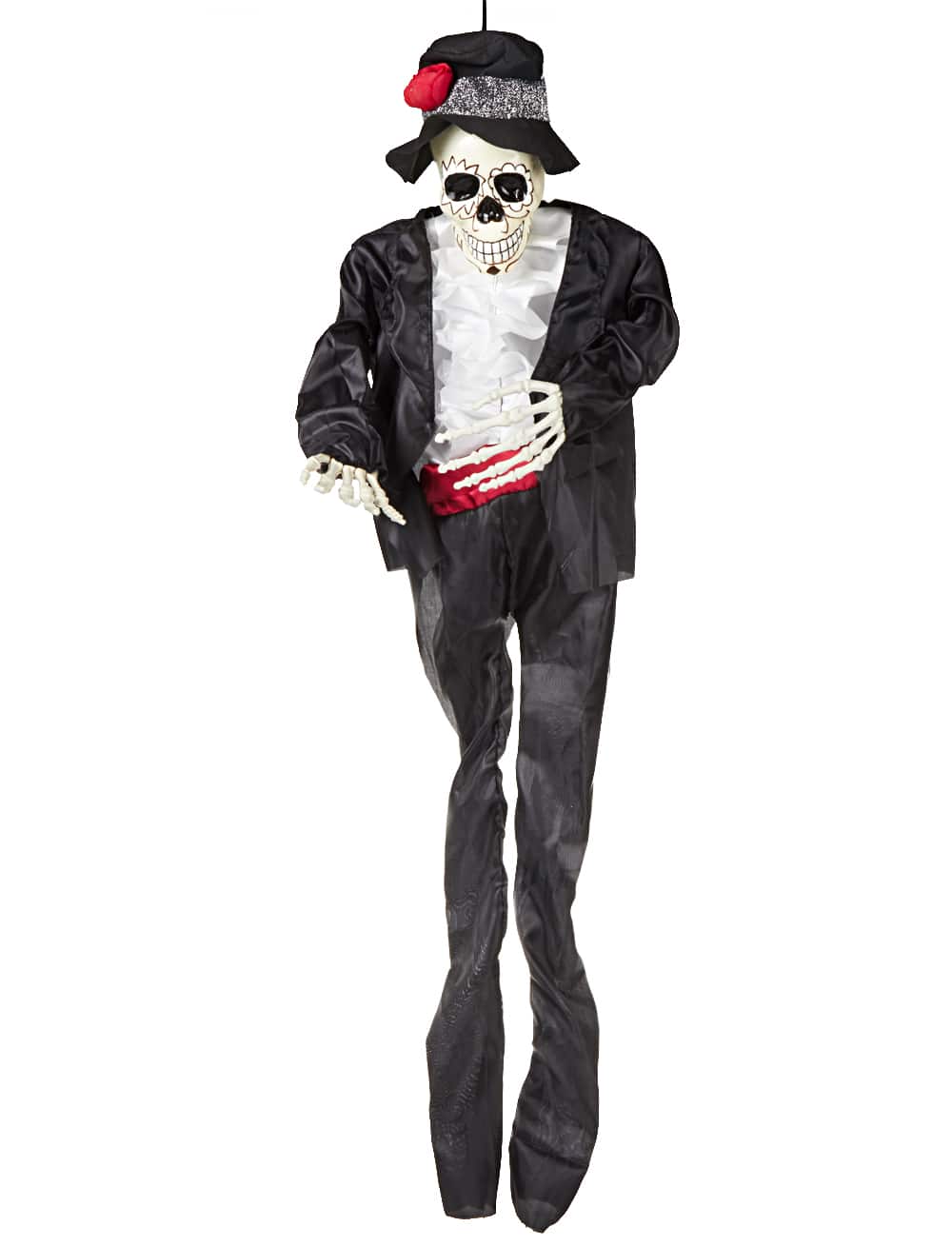 Skelett im Anzug zum Aufhängen 90cm