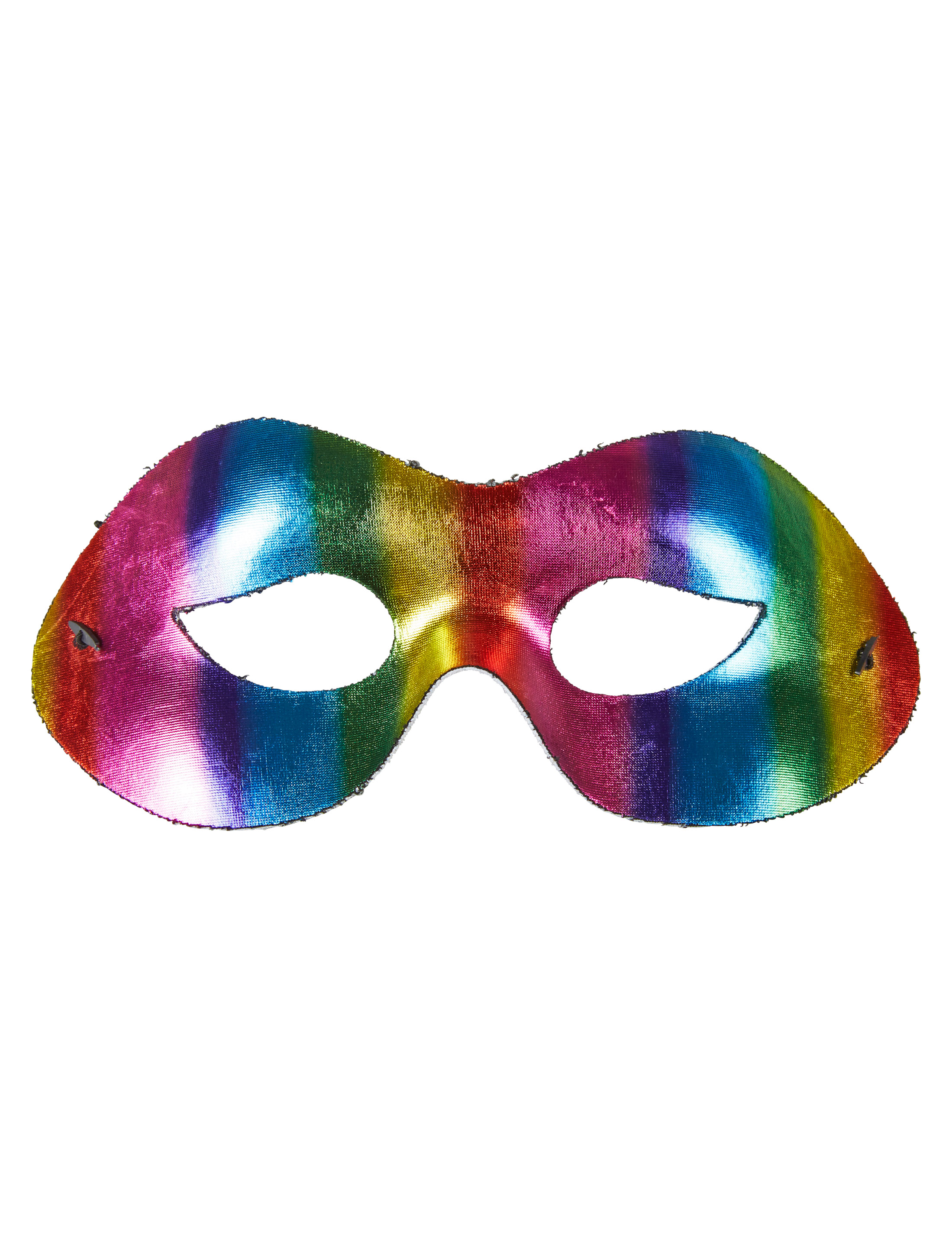 Augenmaske Regenbogen metallic