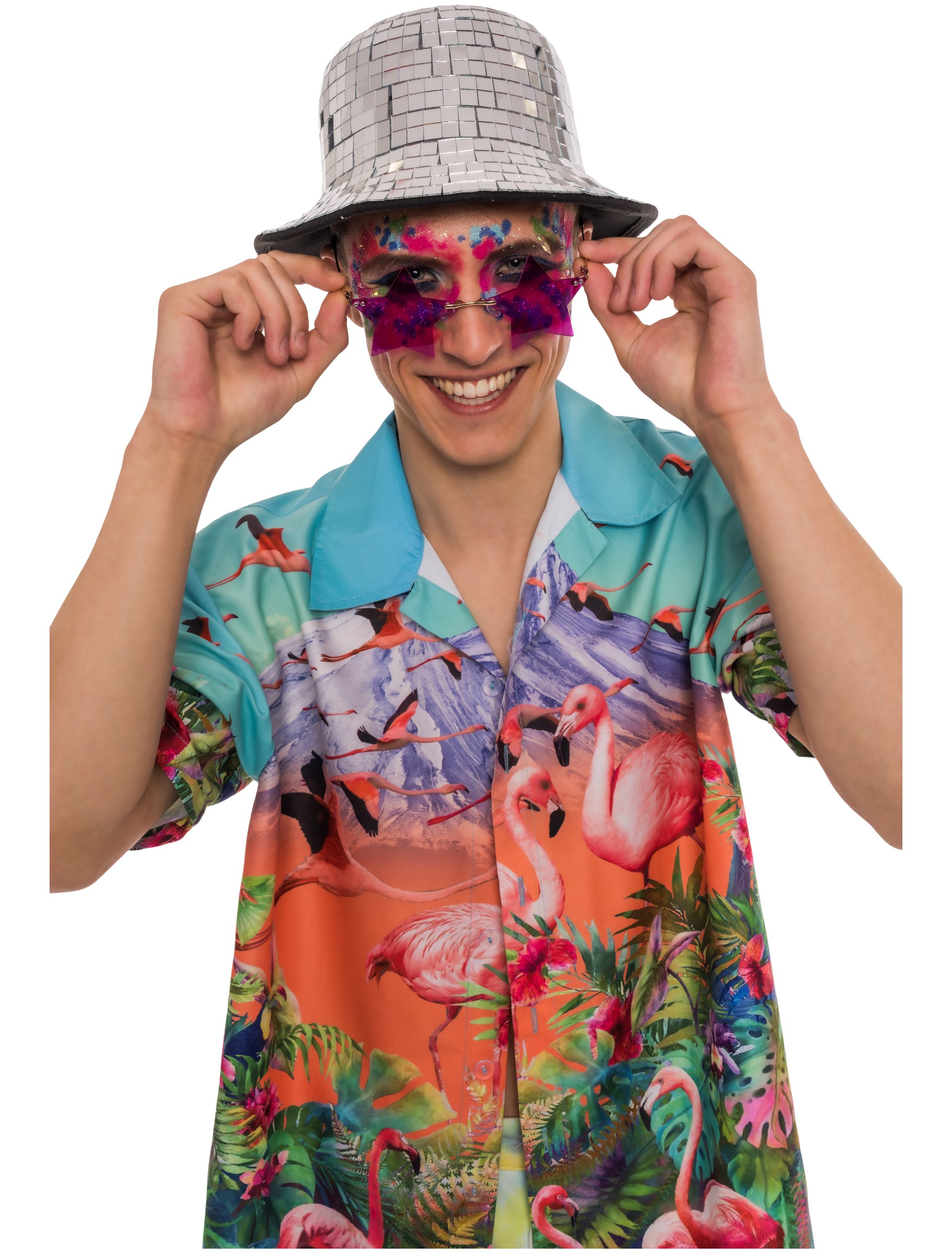 Hawaiihemd Herren türkis 4XL Hawaiihemd Herren türkis 4XL