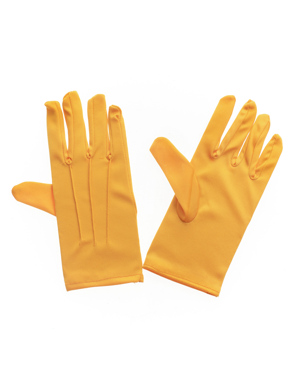 Handschuhe kurz mit Naht gelb