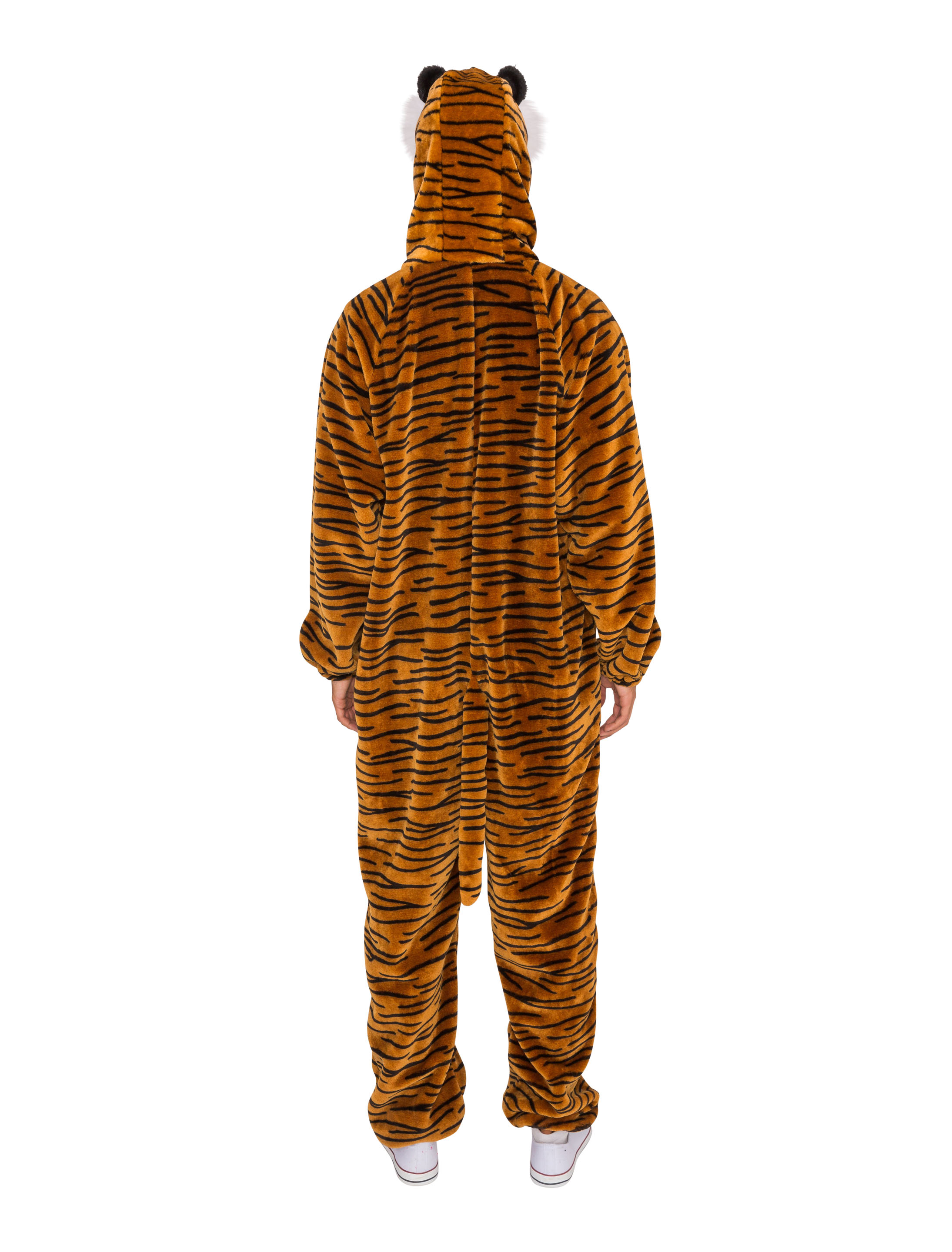 Overall Plüsch Tiger Herren schwarz/braun 56-58 Overall Plüsch Tiger Herren schwarz/braun 56-58