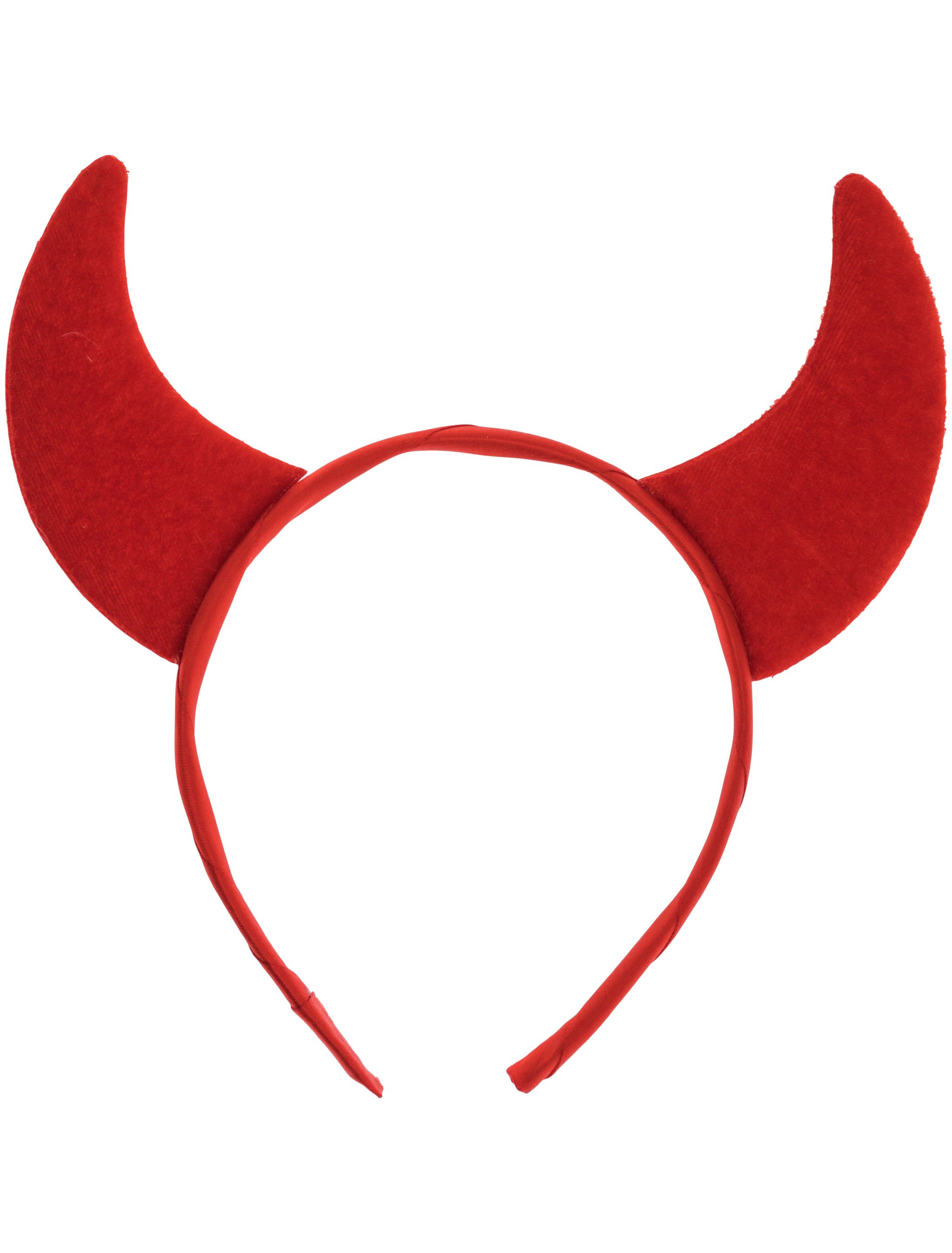 Teufel-Kostüm-Set 3-teilig – Rot Mit Hörnern, Fliege & Schwanz