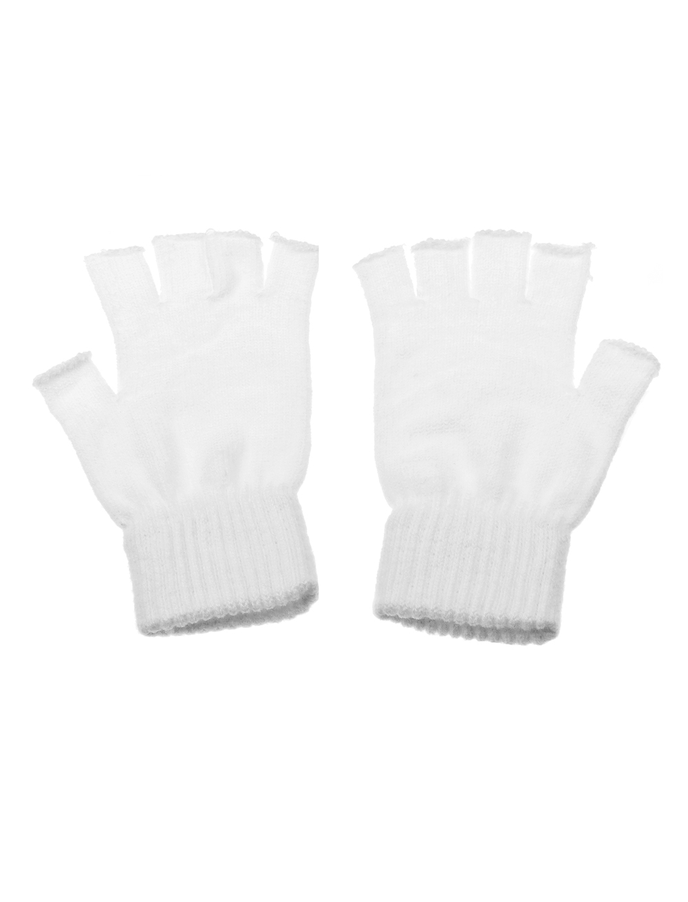 Strickhandschuhe fingerlos weiß Strickhandschuhe fingerlos weiß