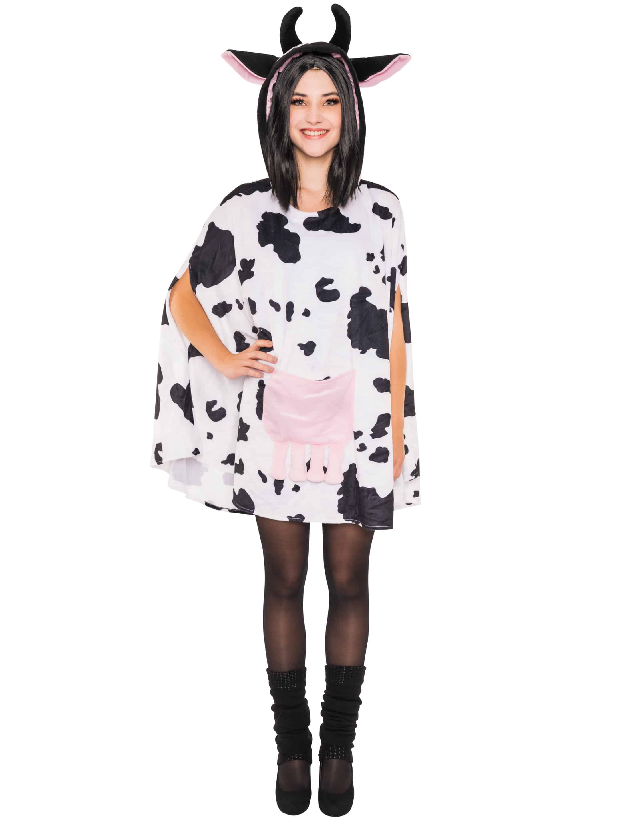 Poncho Plüsch Kuh Poncho Plüsch Kuh