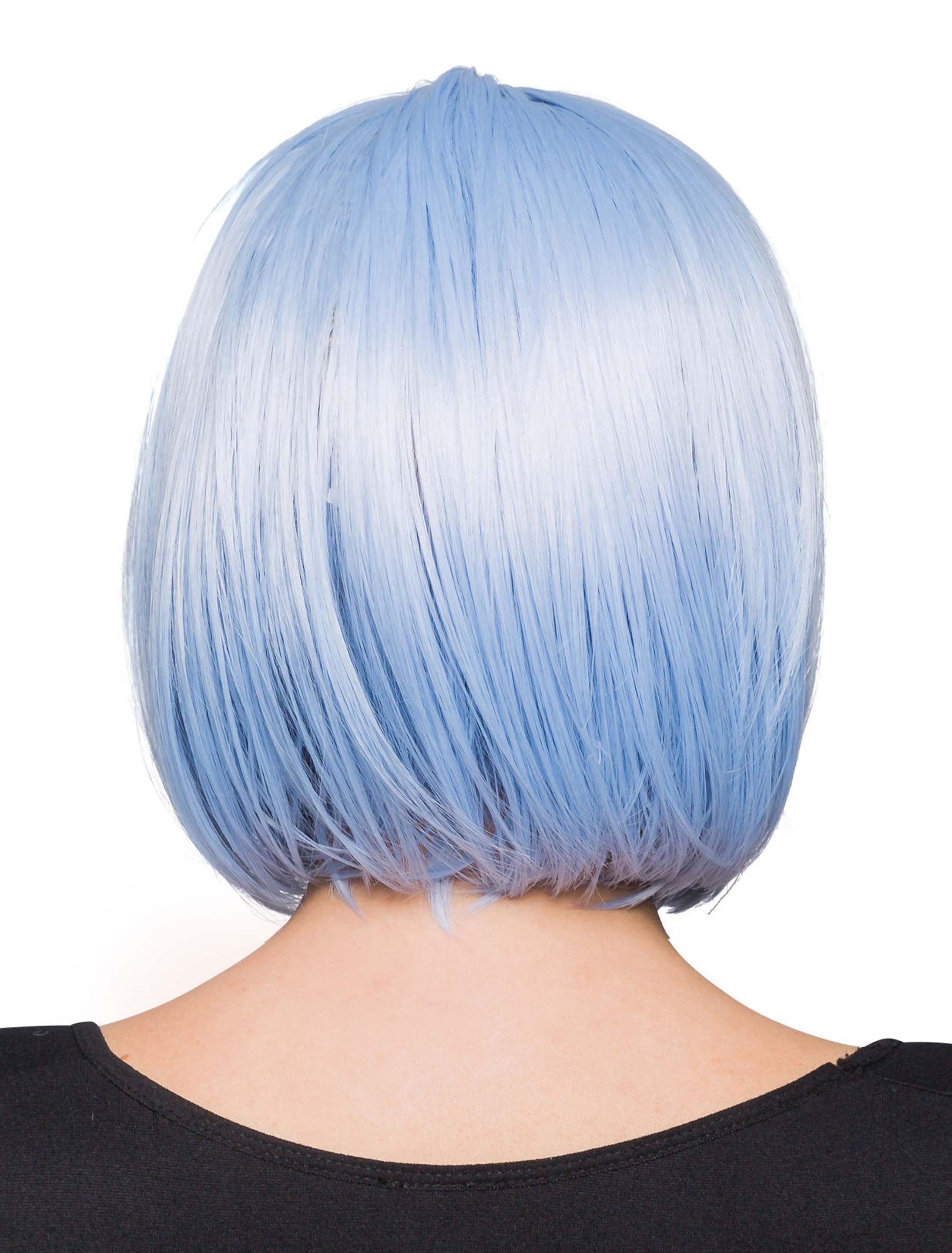 Perücke long Bob blau Perücke long Bob blau