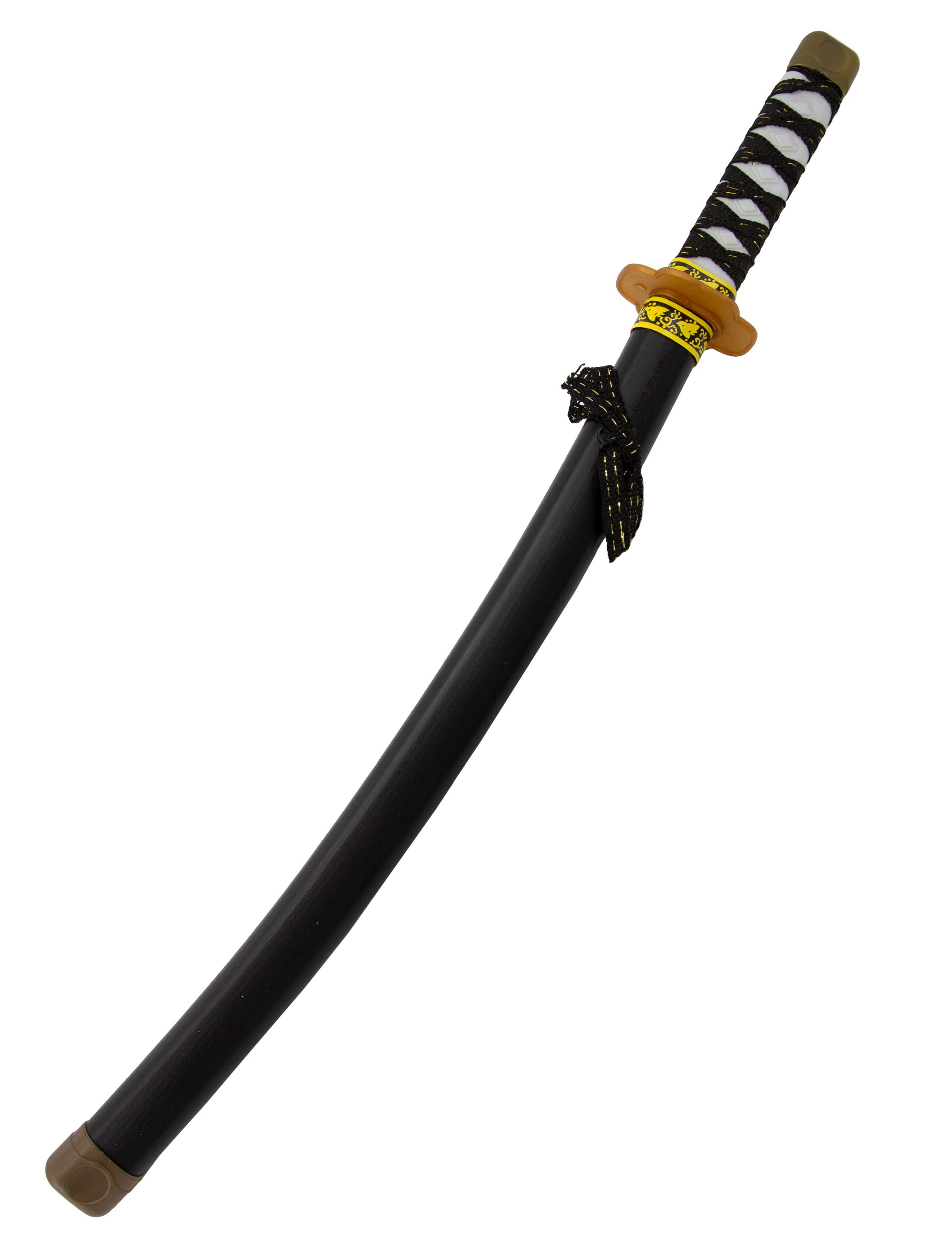 Ninjaschwert schwarz/weiß 60cm