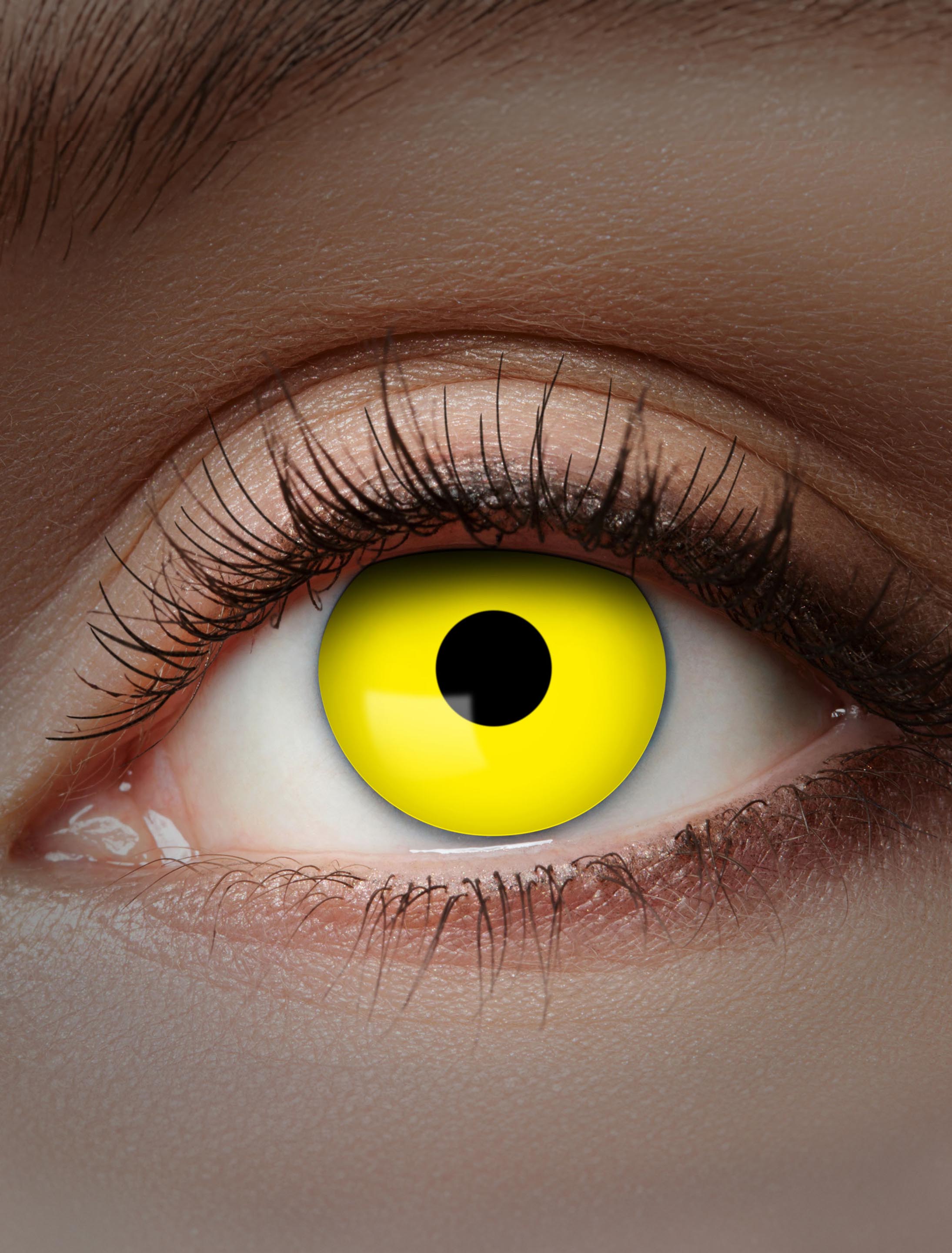 Kontaktlinsen UV Flash Yellow