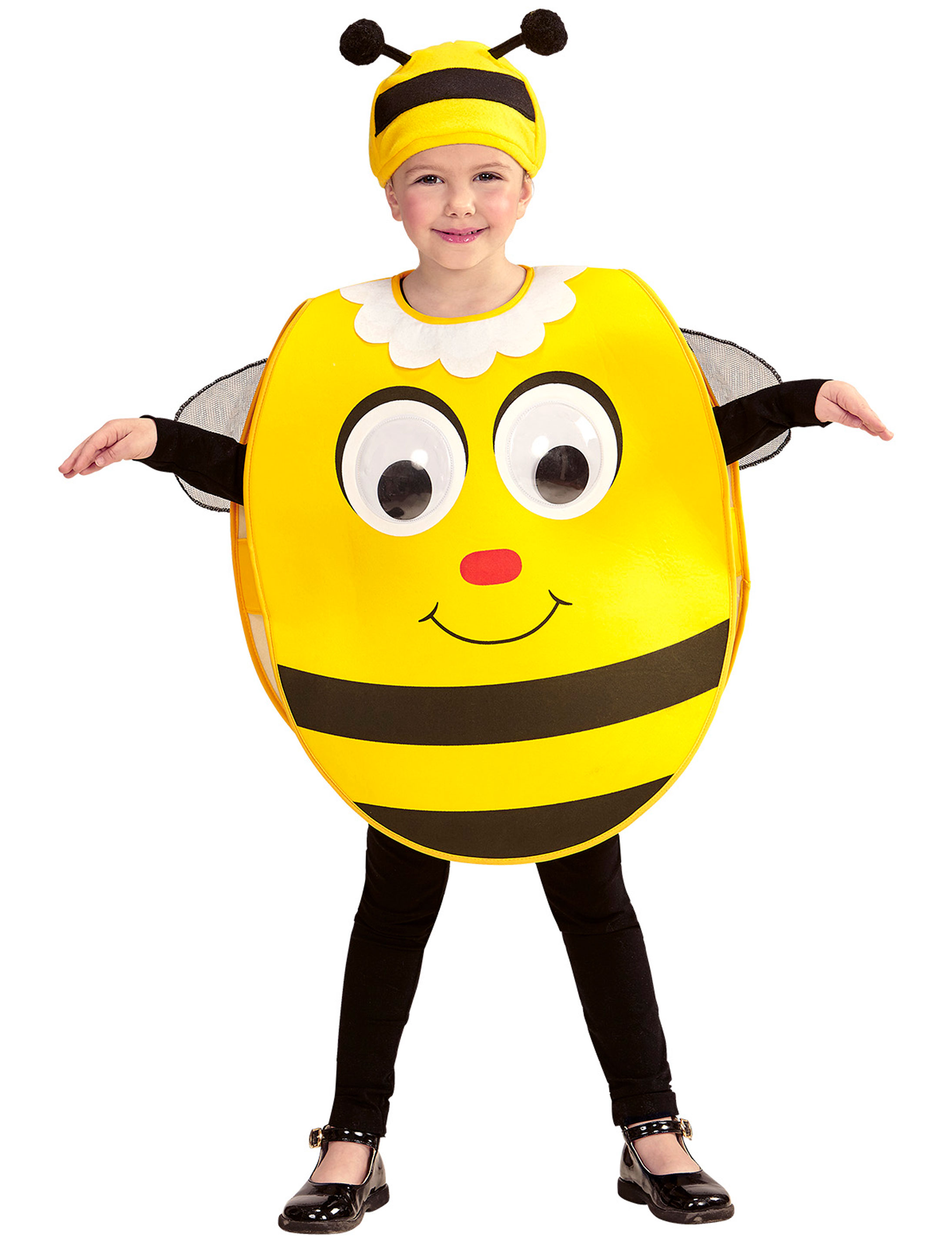 Kostüm Biene Kinder 2-tlg. schwarz/gelb 2-4 Jahre