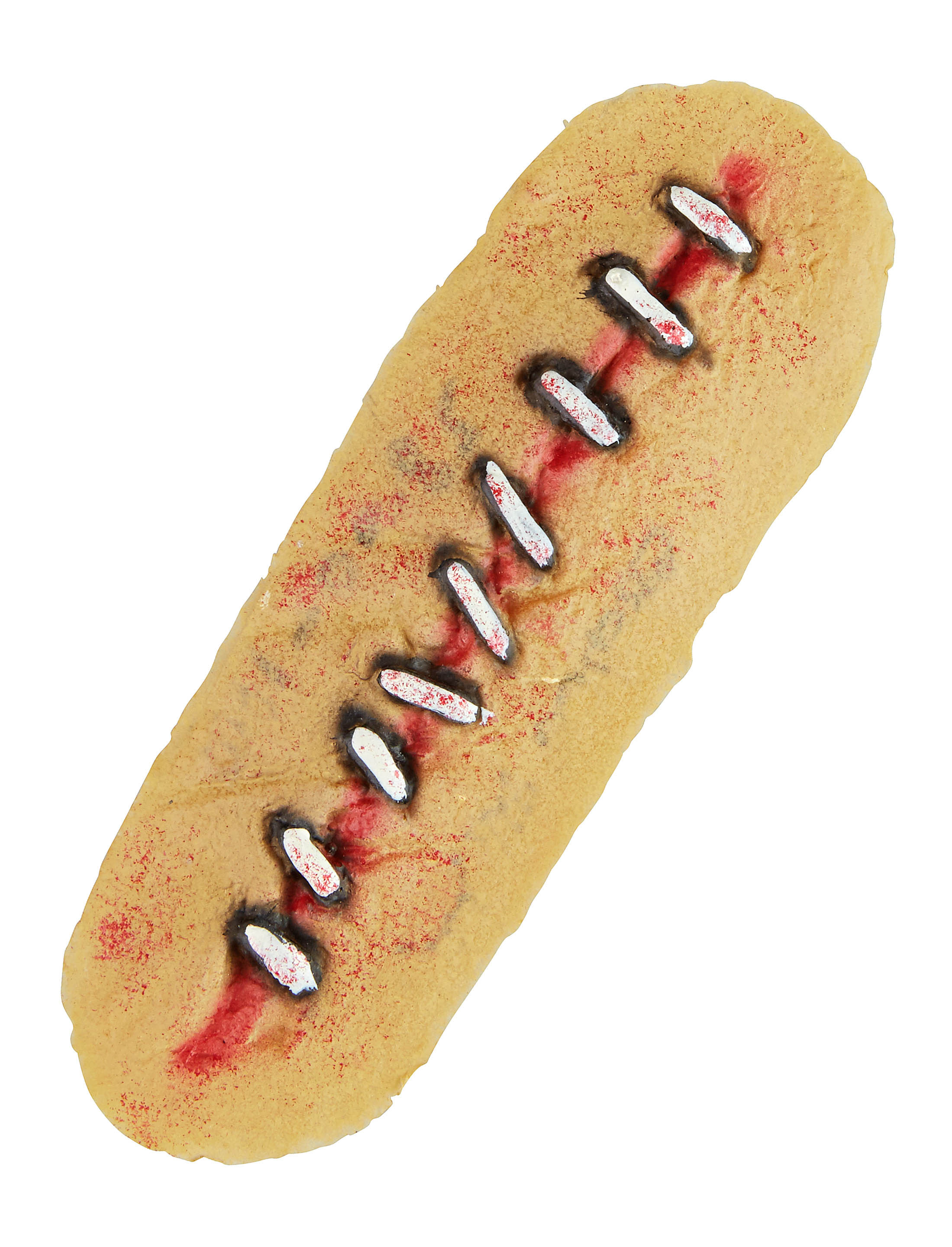 Latexwunde genäht