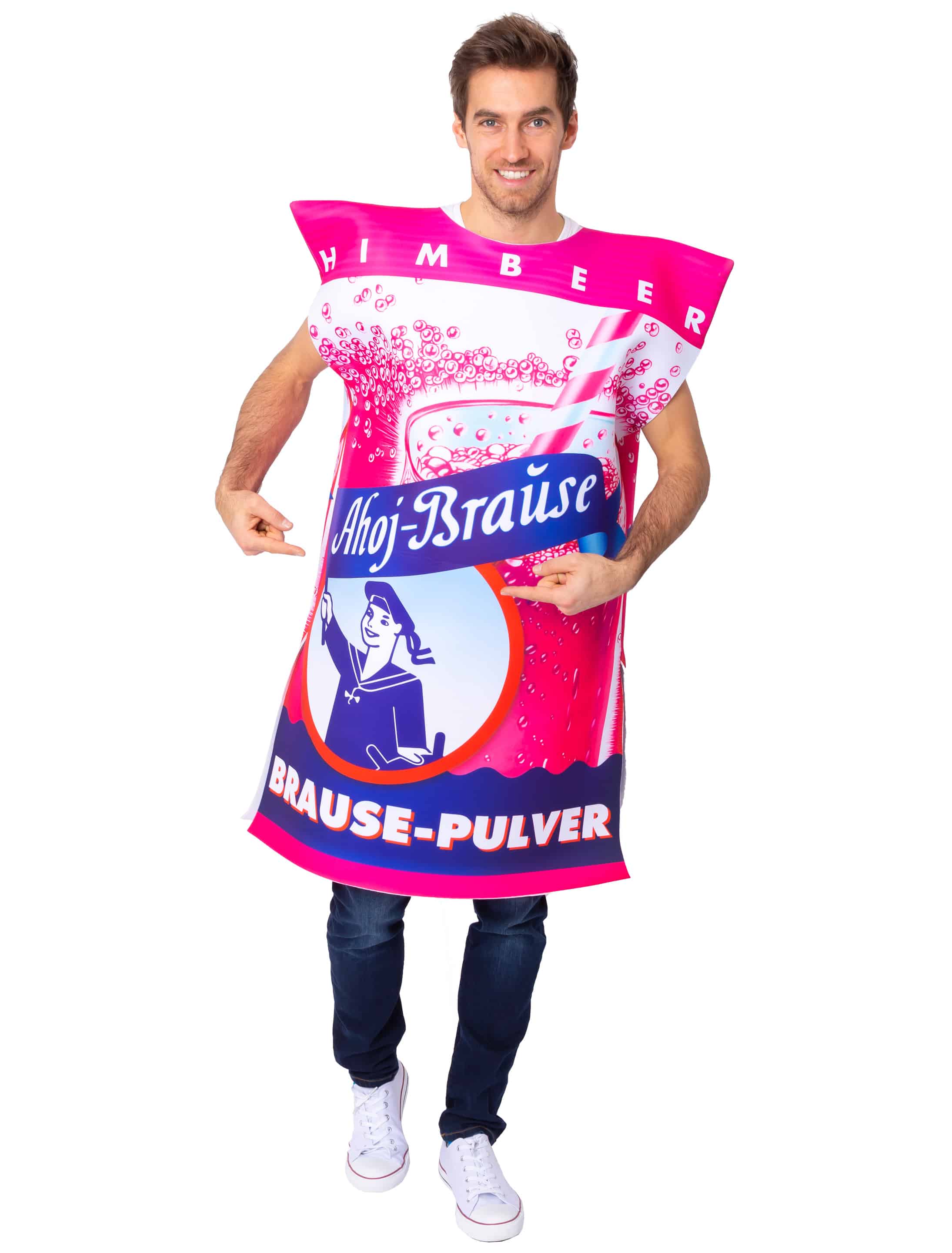 Kostüm Ahoj-Brause Himbeer pink one size