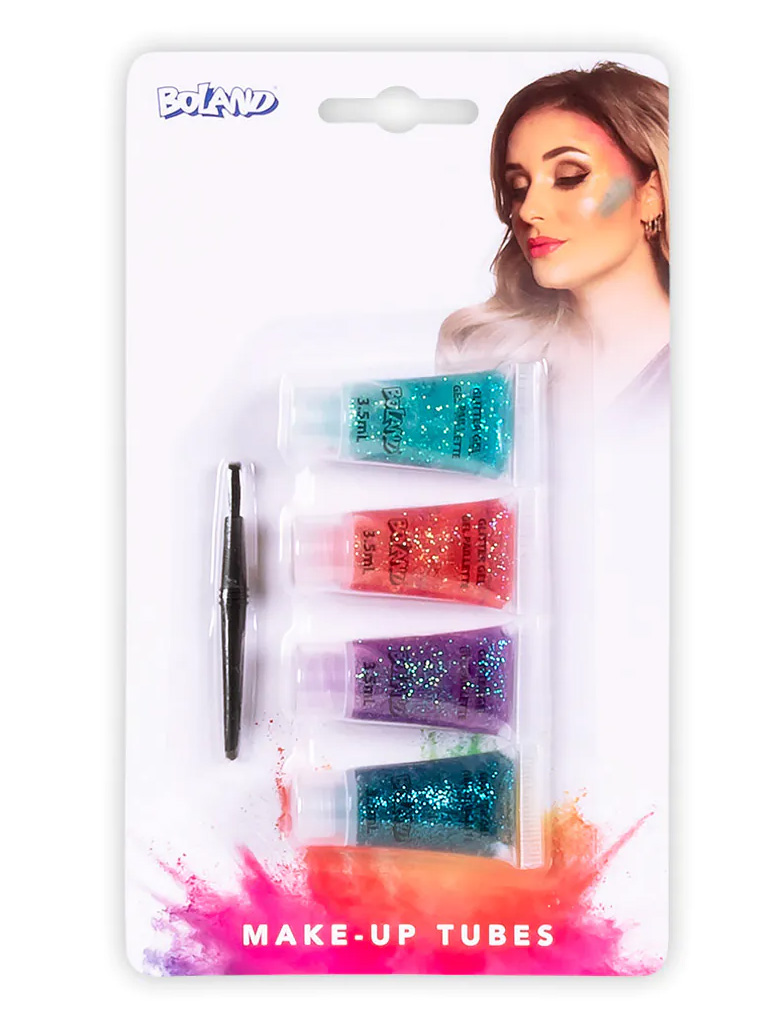 Set Glitzer-Gel gemischt