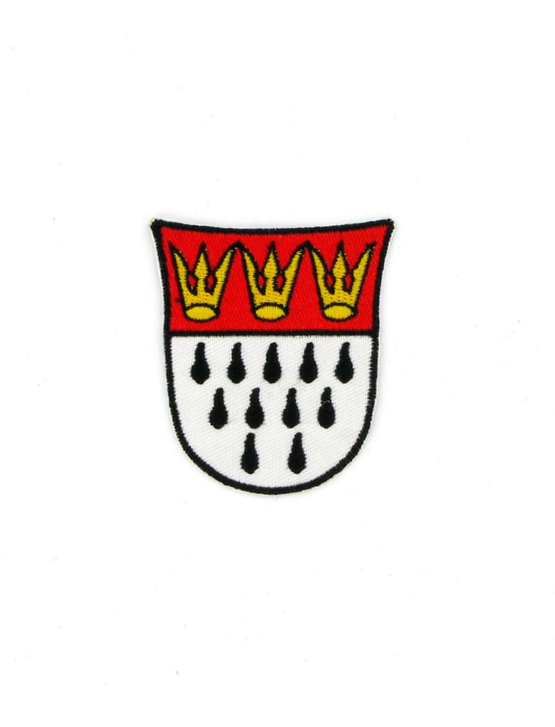 Aufnäher/Bügelbild Kölner Wappen klein 7cm