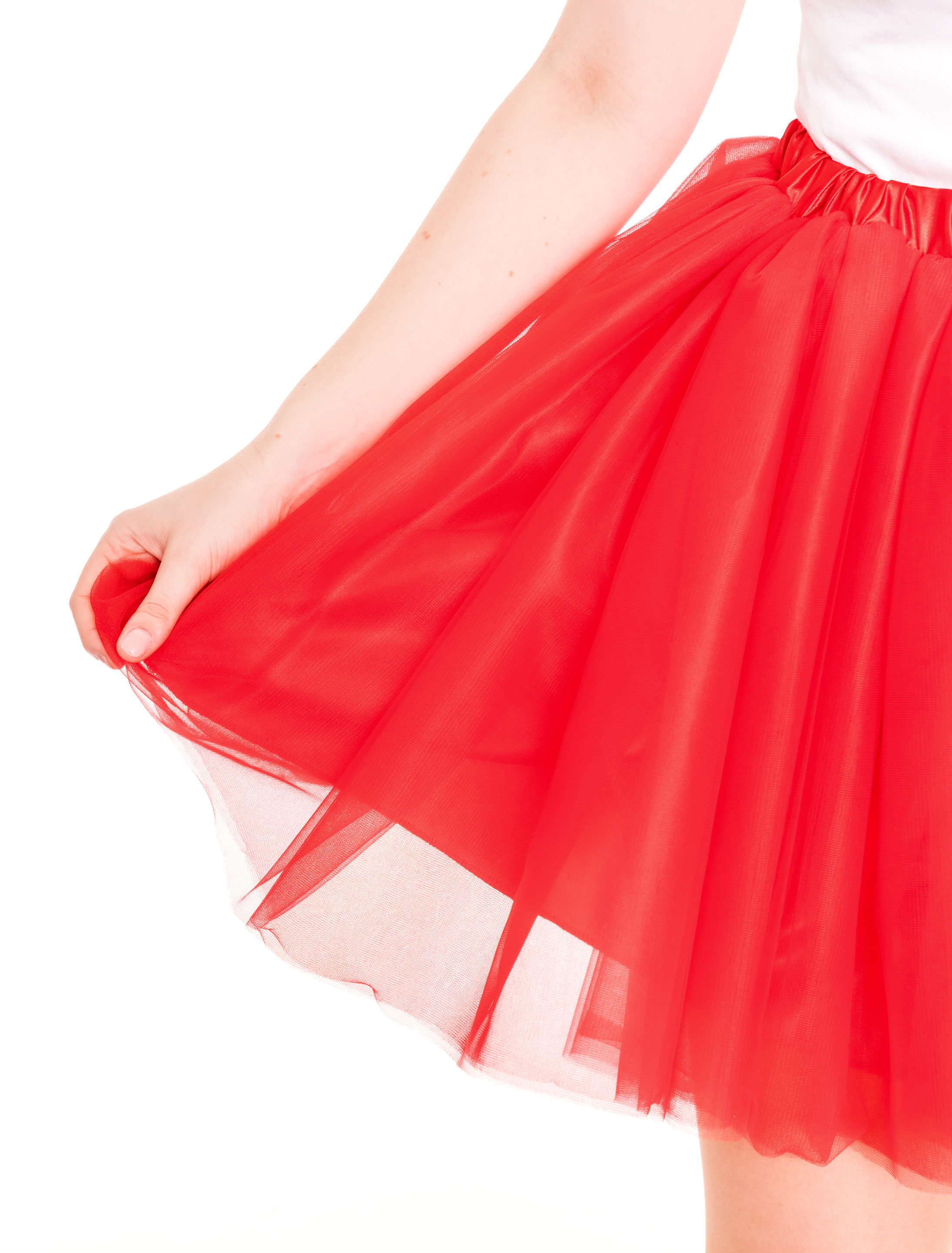 Tüllrock Damen rot one size Tüllrock Damen rot one size