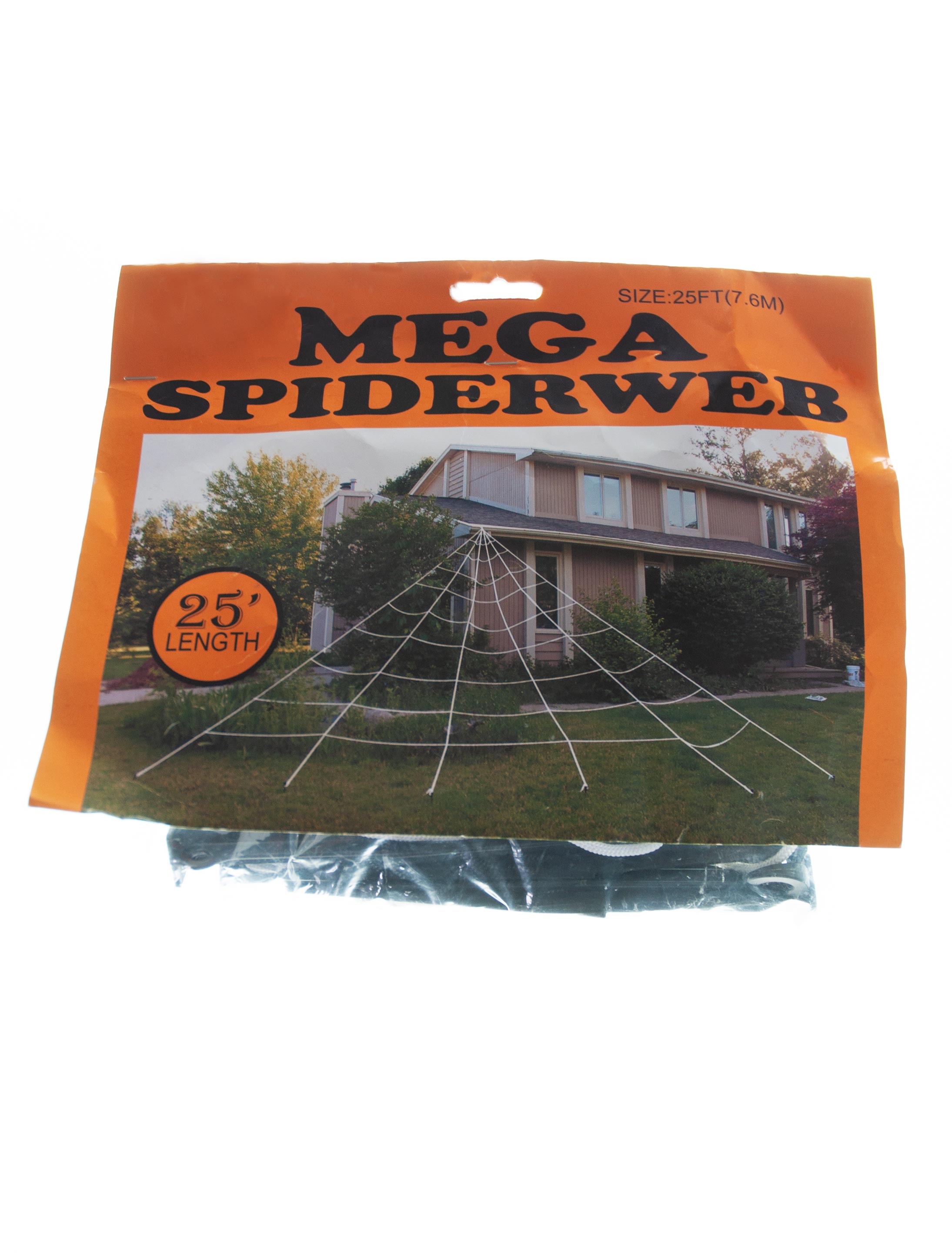 Spinnennetz schwarz 7m