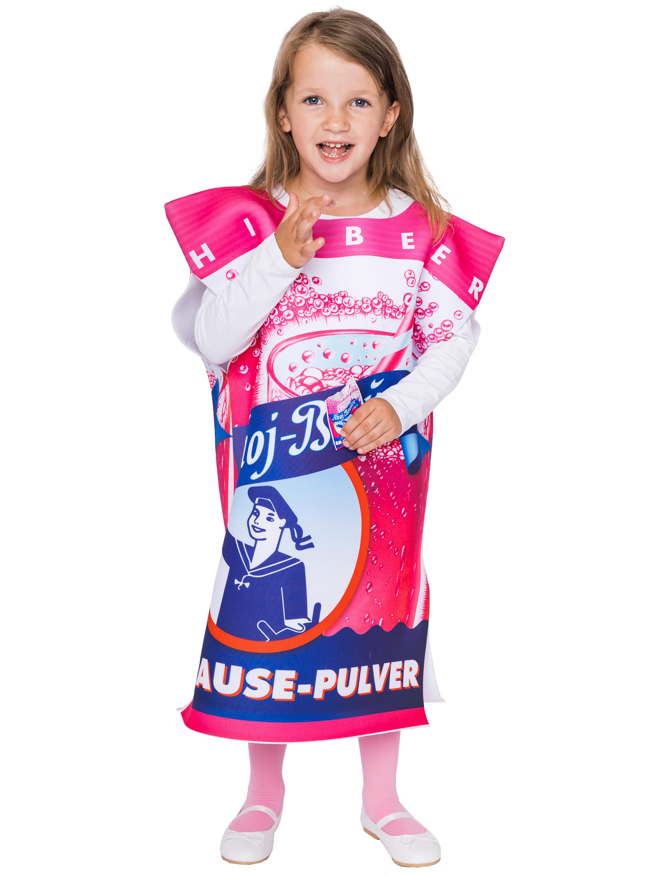 Kostüm Ahoj-Brause Kinder Unisex pink one size