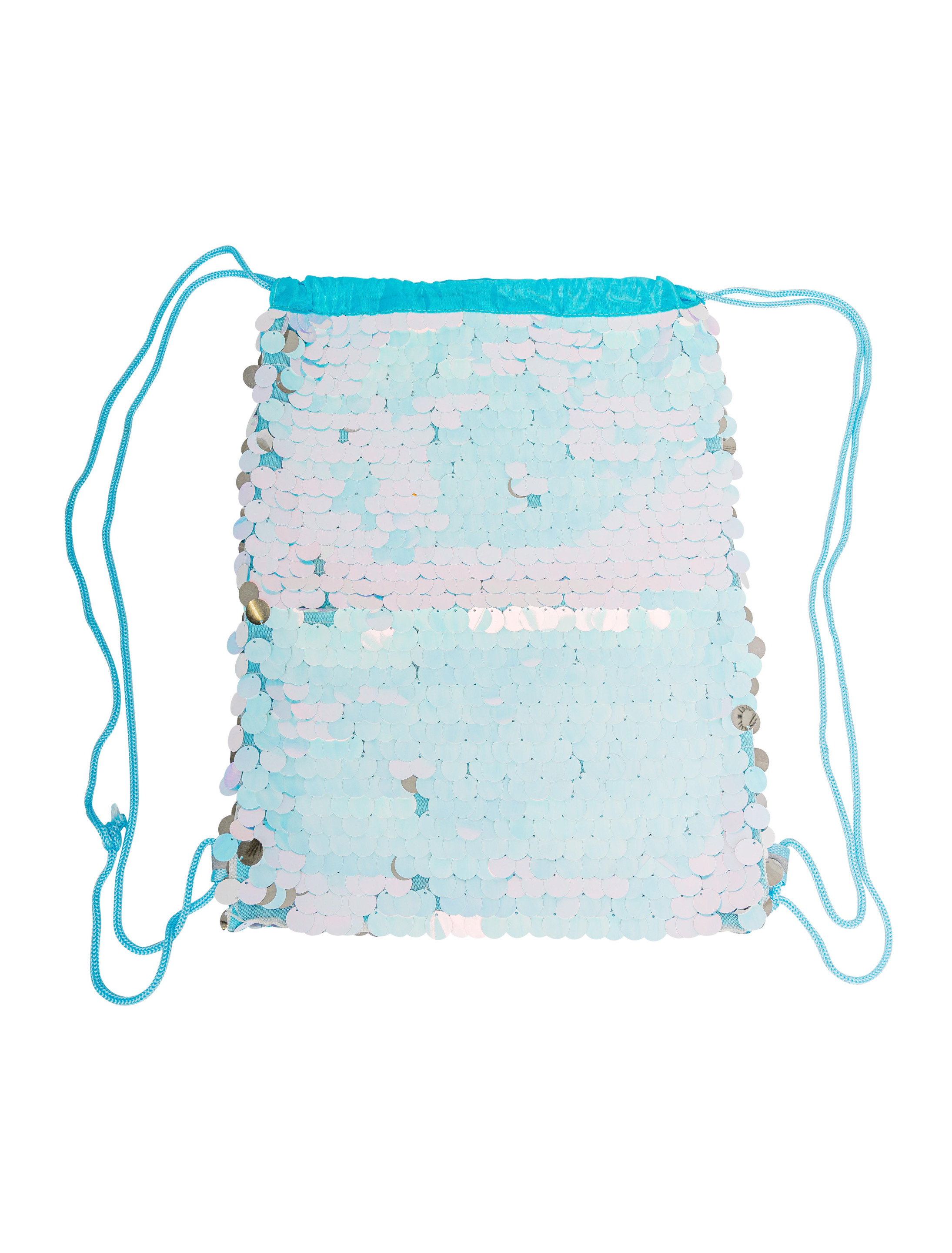 Turnbeutel Pailletten blau Turnbeutel Pailletten blau