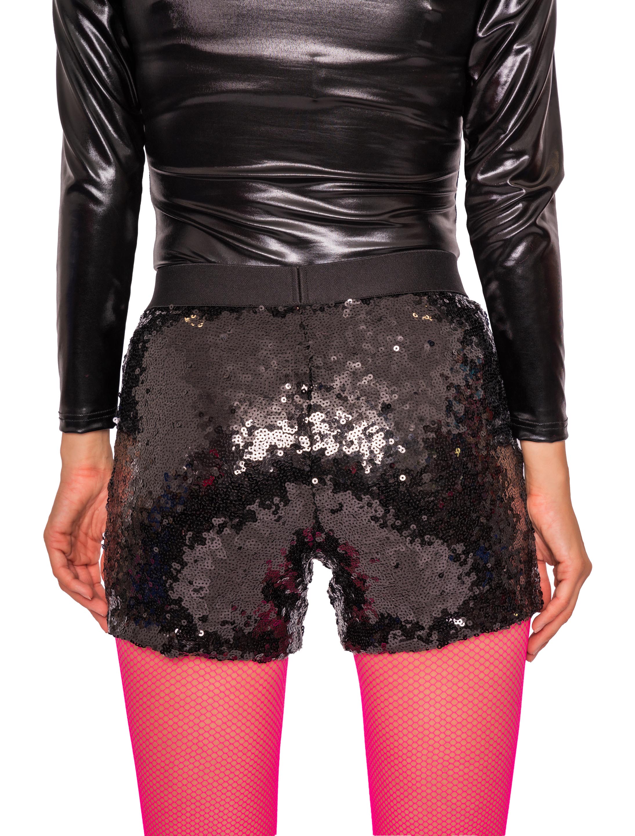 Shorts Pailletten Damen schwarz L/XL Shorts Pailletten Damen schwarz L/XL