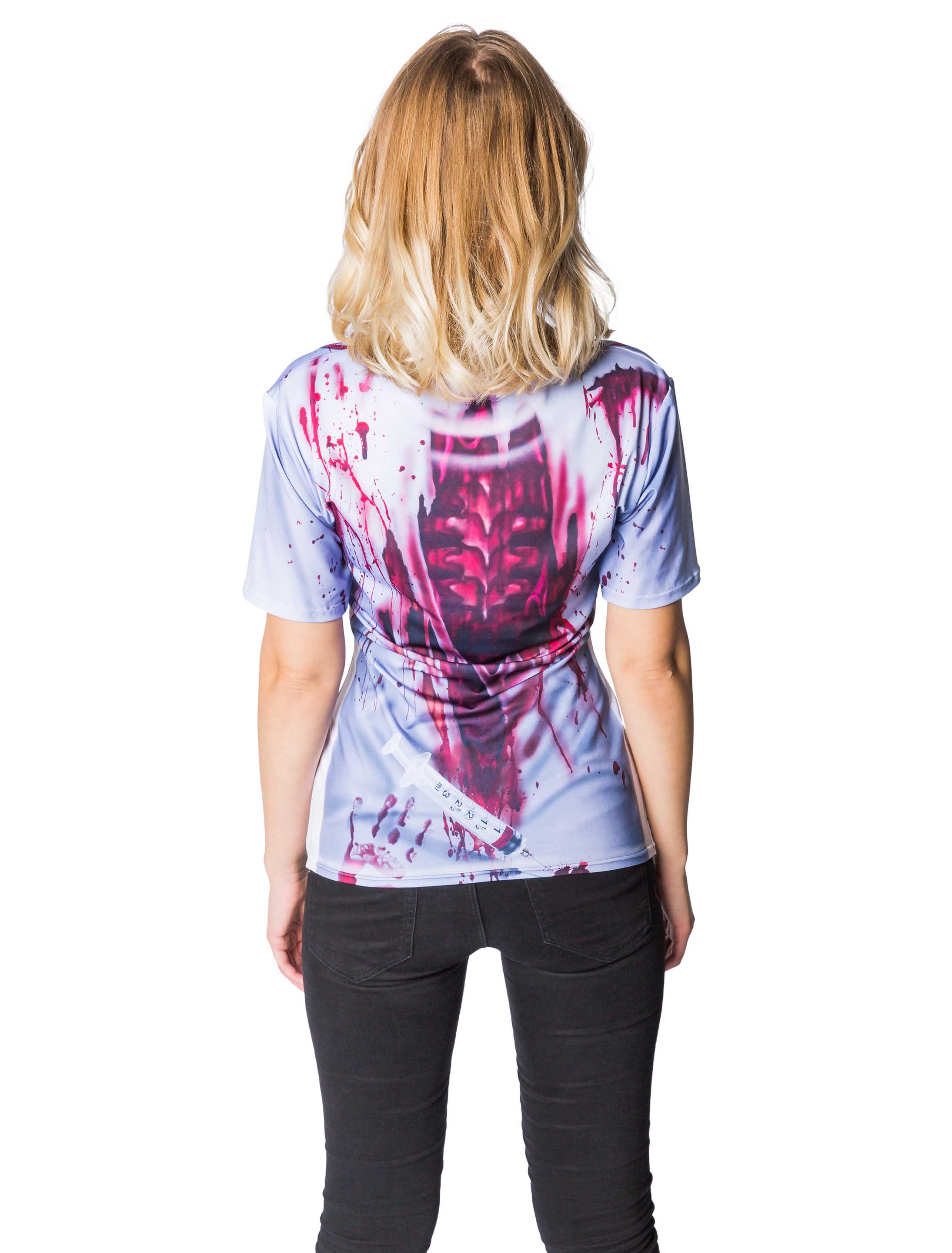 T-Shirt mit Druck blutige Krankenschwester